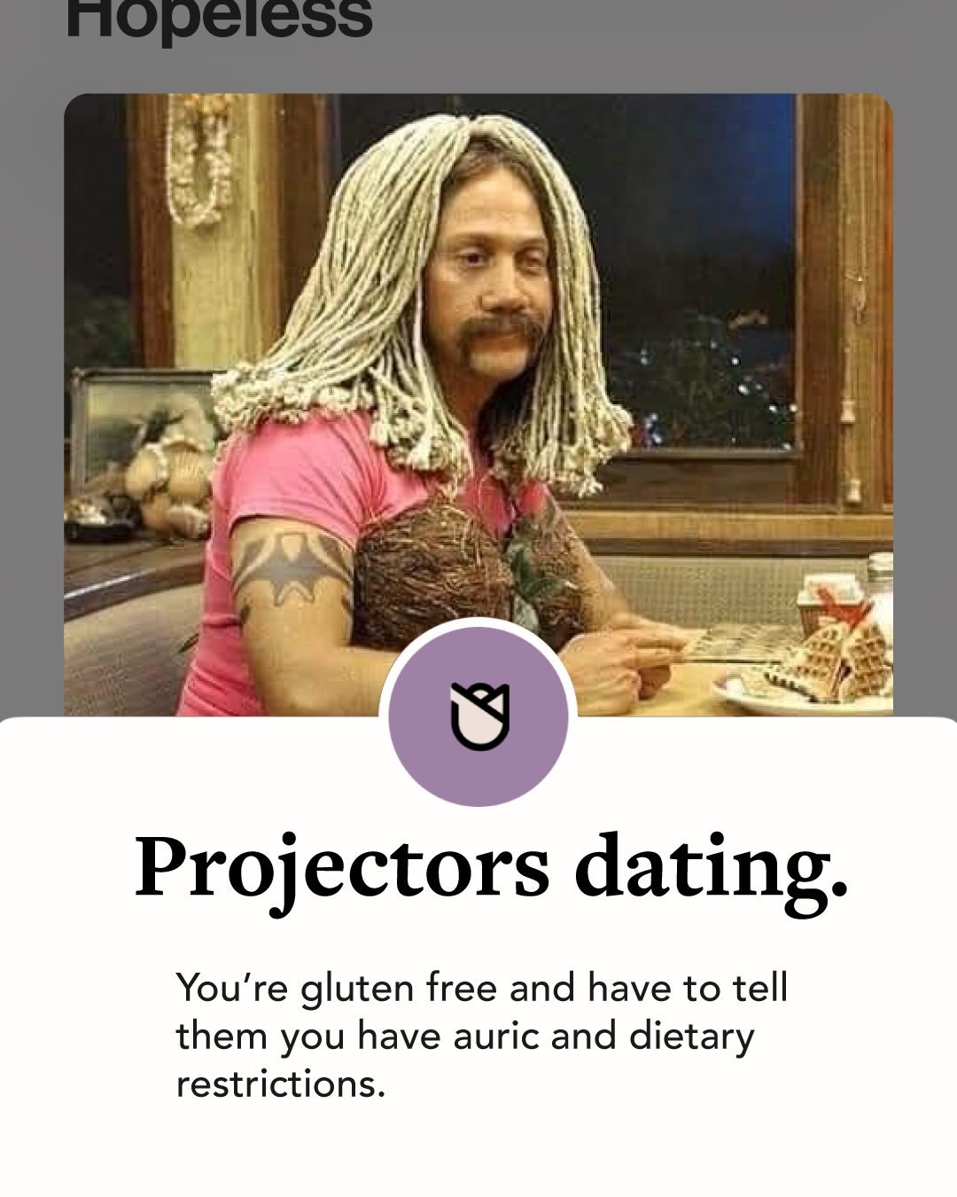Im gluten free, dont drink and need to sleep in my own bed, nice to meet you 😂.

Takes naps, stares at the ocean, gets lost in deep conversation. 

Not here to work.

Looking for someone who will admit they&rsquo;re not busy&hellip;

#goodluck #huma