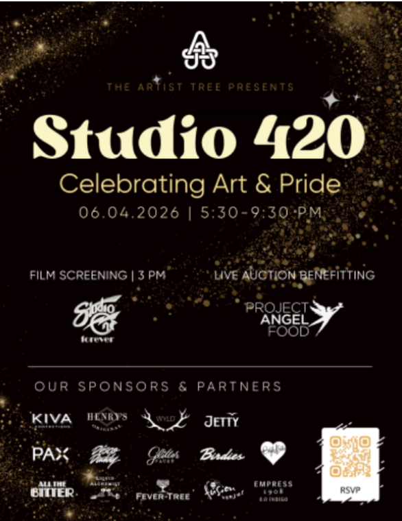 Spark Up &amp; Sparkle for Pride Month: The Artist Tree Is Bringing “Studio 420” to West Hollywood