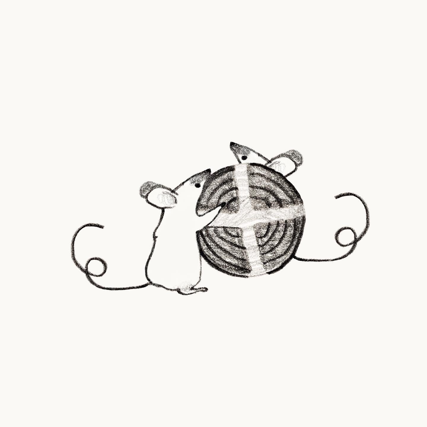 Two small mice celebrating with (biodinamic) bread after a break as next week i start my new job! Ill write more about it on Patreon soon 🌾 

#illustration #illustrator #art #artist #drawing #drawings #sketchbook