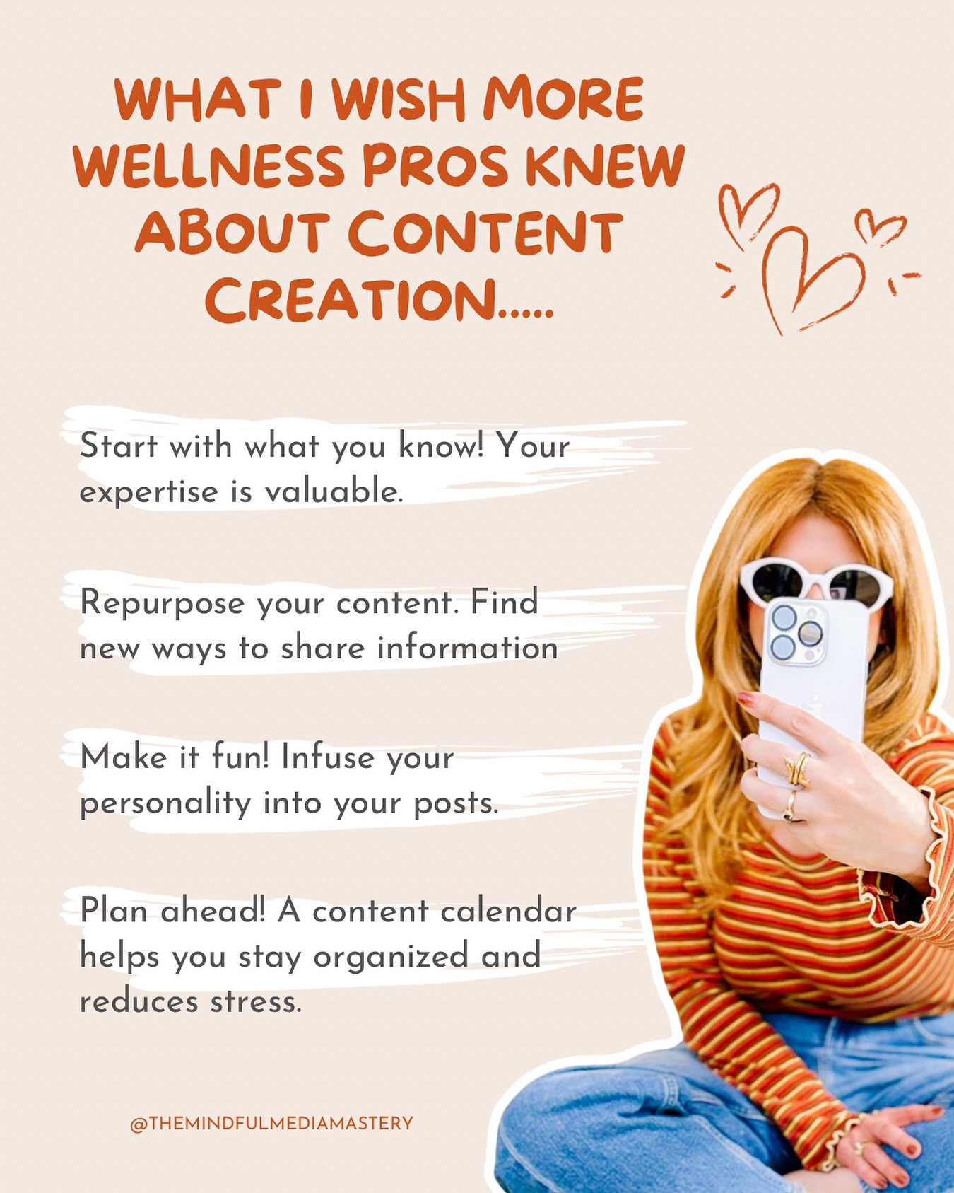 If content creation feels like a never-ending task, it might be time to simplify. 

It&rsquo;s easy to get overwhelmed, especially when we&rsquo;re trying to do everything at once. But here&rsquo;s the thing: you don&rsquo;t need to create the perfec