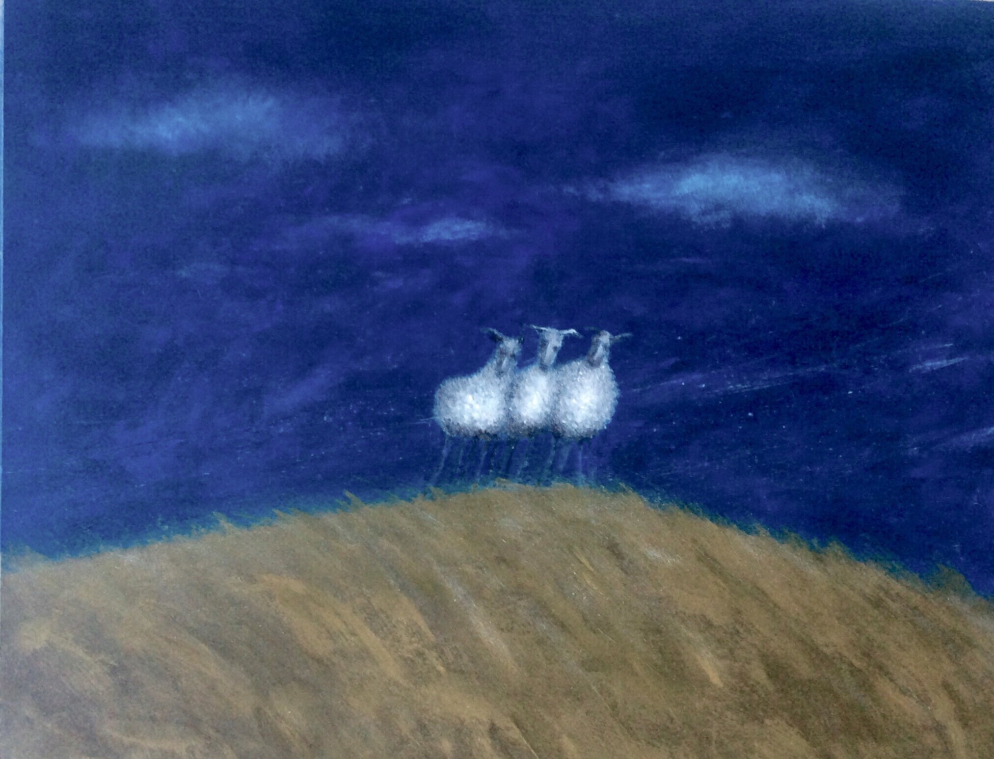 “Three Sheeps to the Wind” (SOLD)