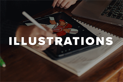 Illustrations | drawing on an iPad