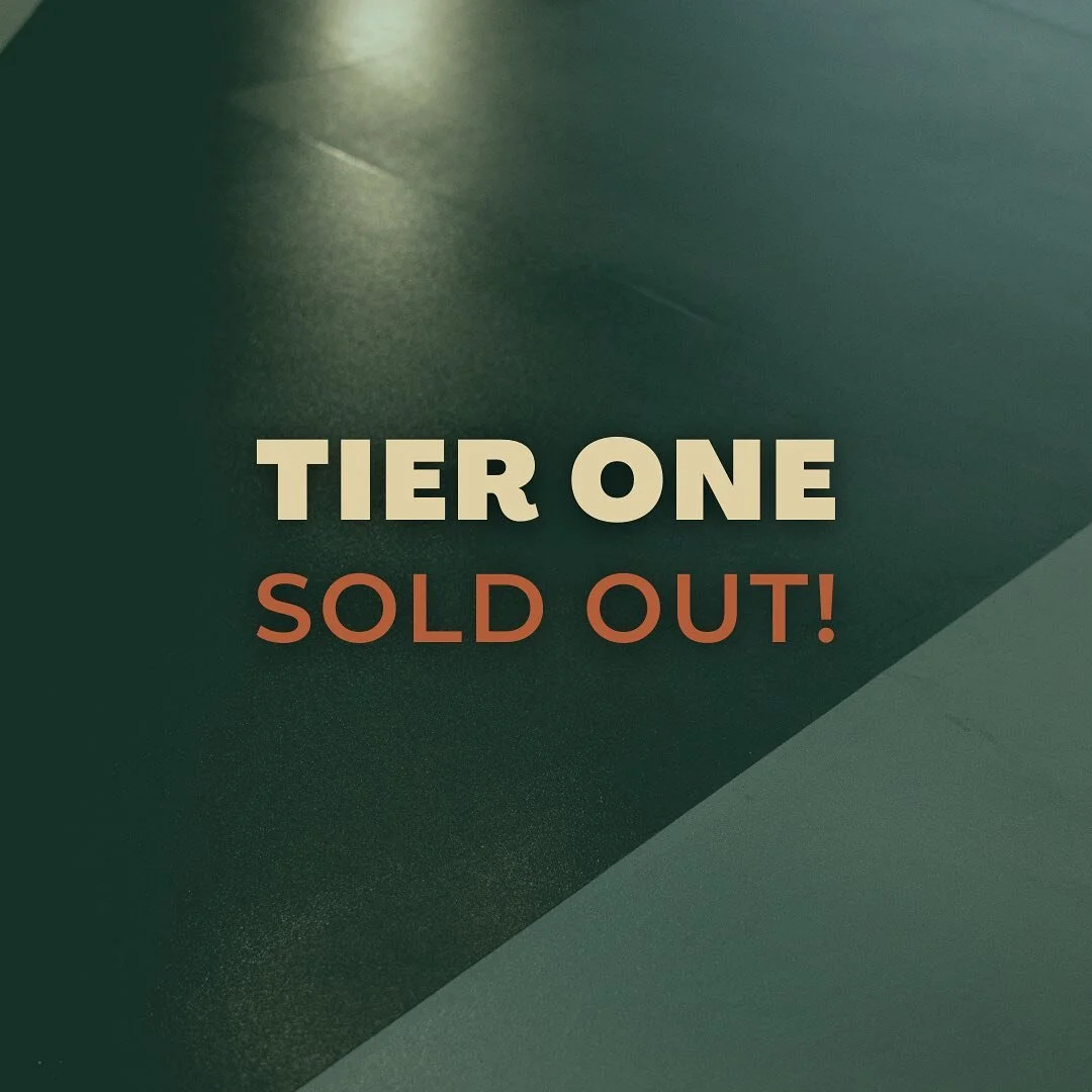 Tier One is officially SOLD OUT! We are truly humbled by your support and can&rsquo;t wait to share this beautiful gym with all of you!⁣
⁣
For those of you who missed out on the first tier of our sale, fear not&hellip;tier two founding memberships ar