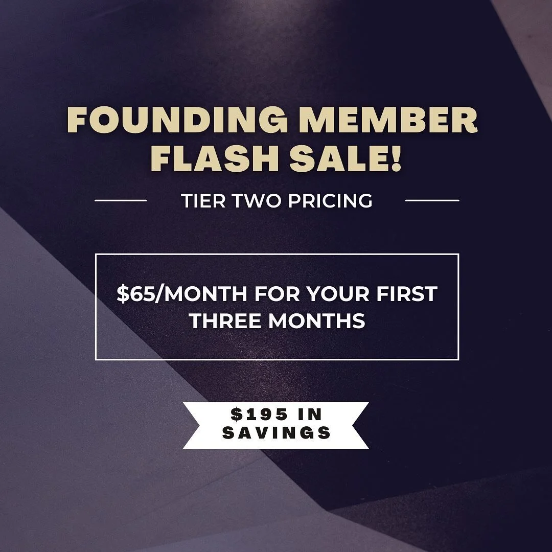 We have officially moved to Tier Two of our Founding Membership Flash Sale!⁣
⁣
If you've been waiting to sign up, now is the time! Prices will go up again soon, so don't miss out on this opportunity to save on your first 3 months of climbing at East 