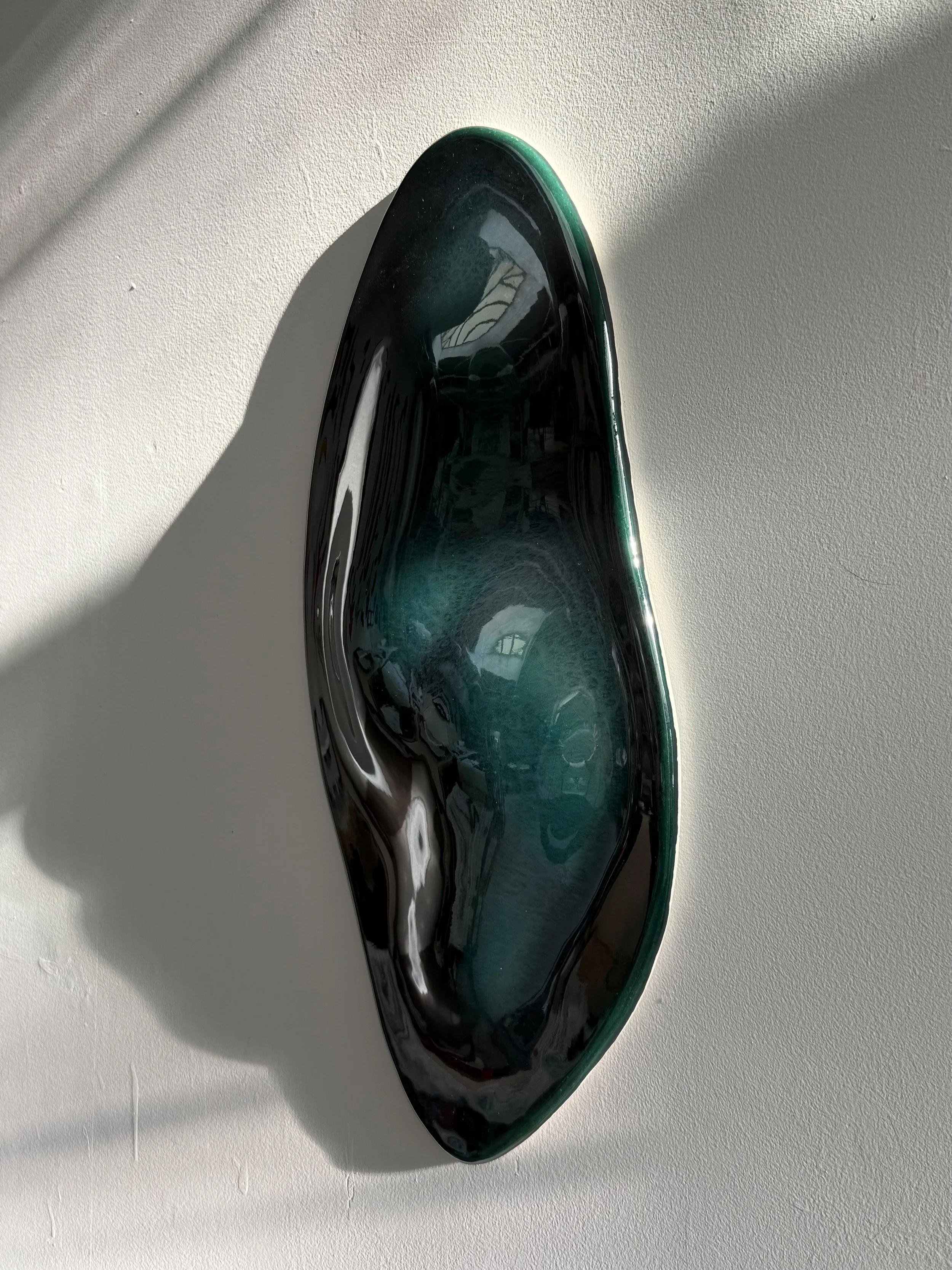 Deeply Green (Ease), 2025 (21.5 x 10 in/55 x 25 cm)