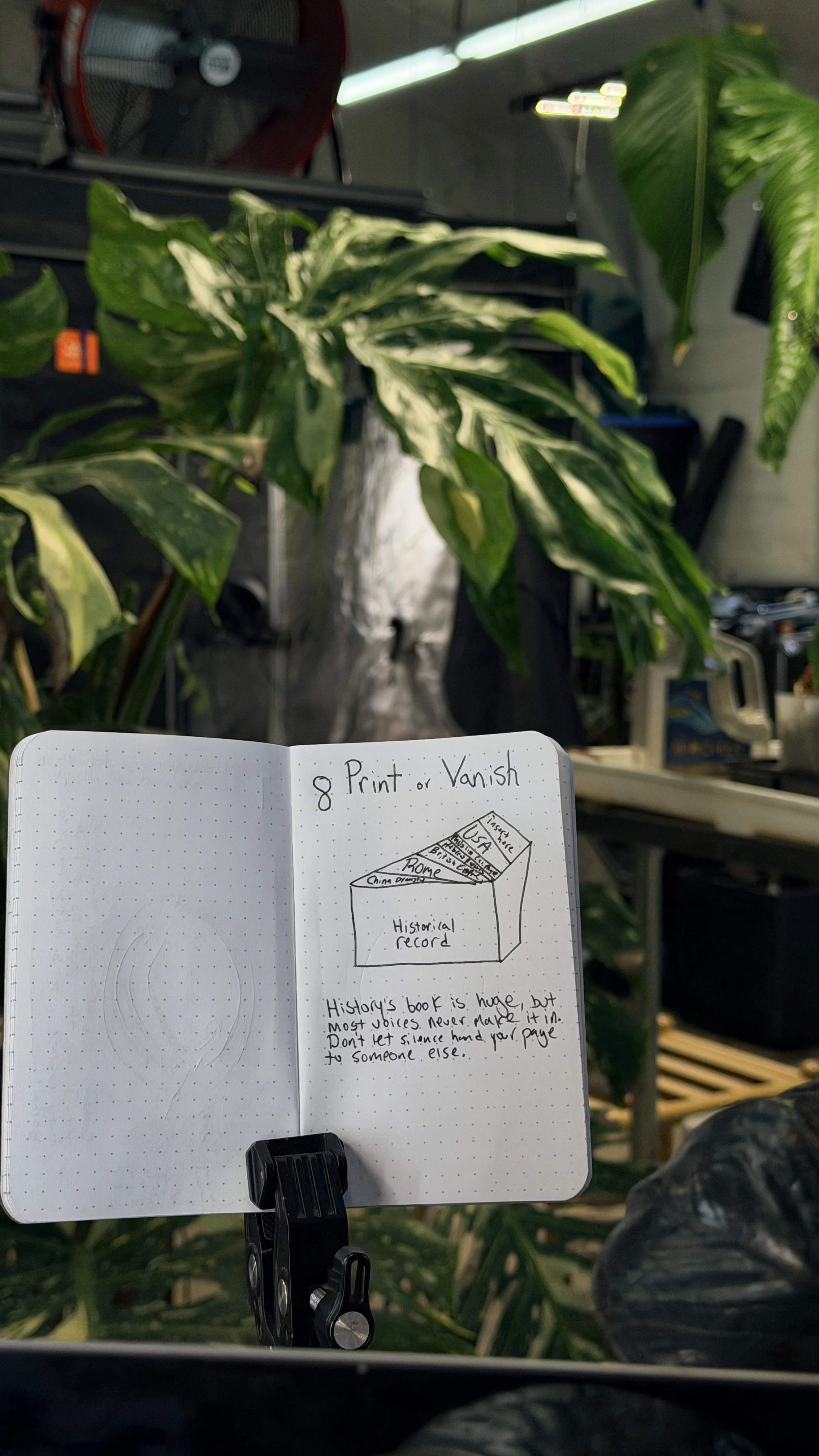 Print or Vanish.                                 Athens, St. Anthony’s Fire, 48 pg notebooks, and getting your voice on the record.