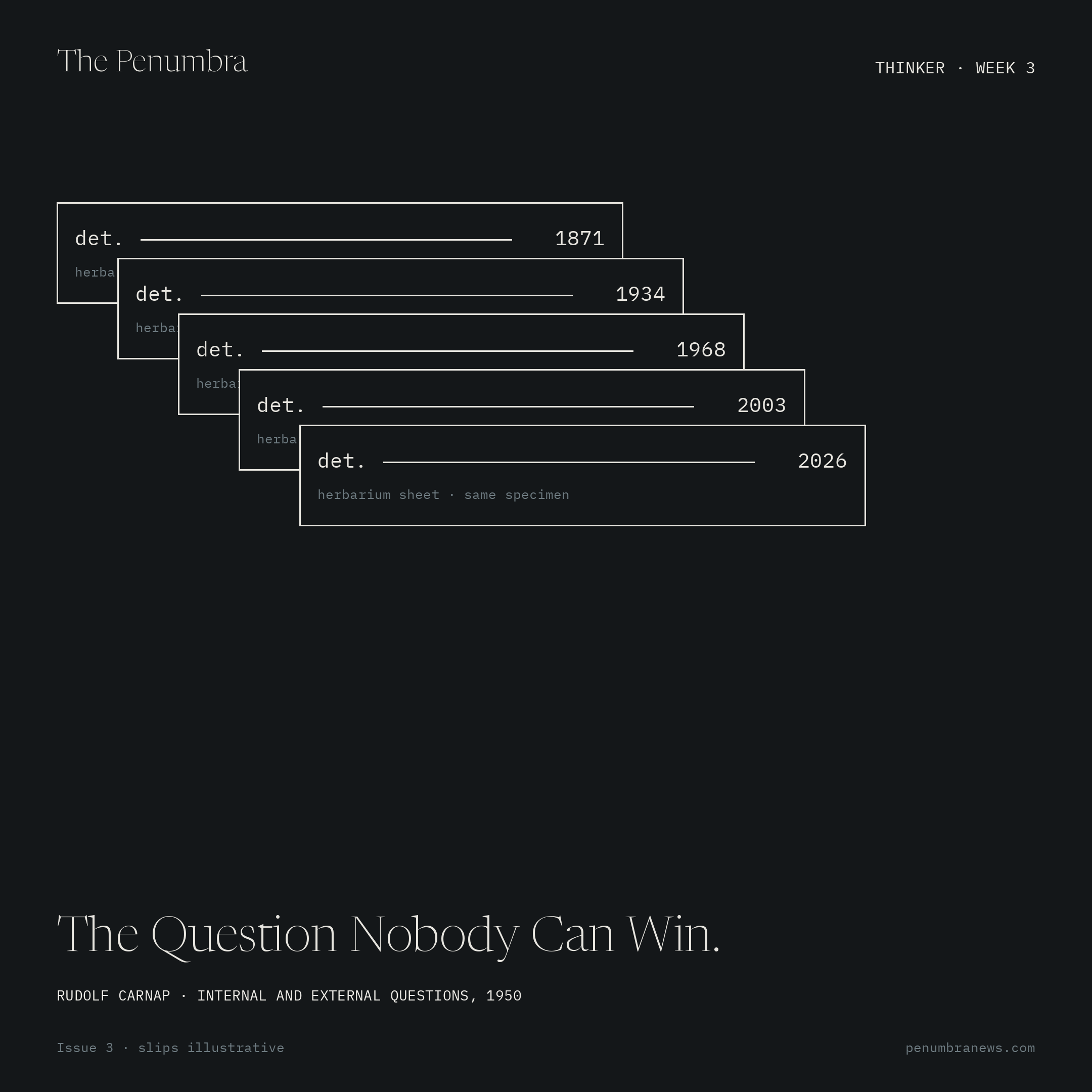 The question nobody can win.