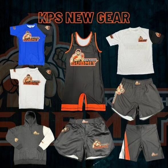 KPS merchandise! Hoodies, T-shirts, shorts and other gear is available for purchase. DM us for more information.