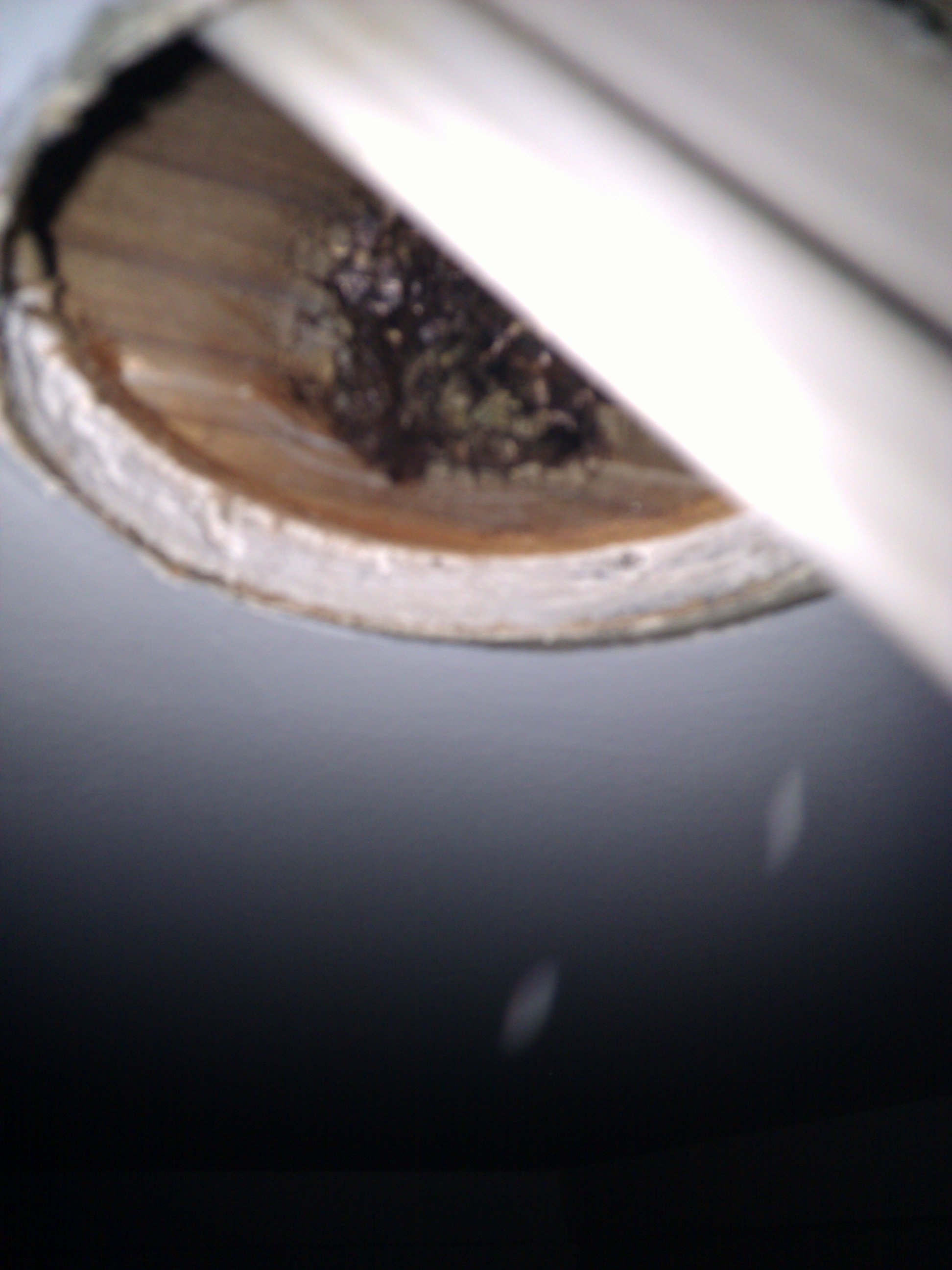 Halogen light fitting too close to timbre.