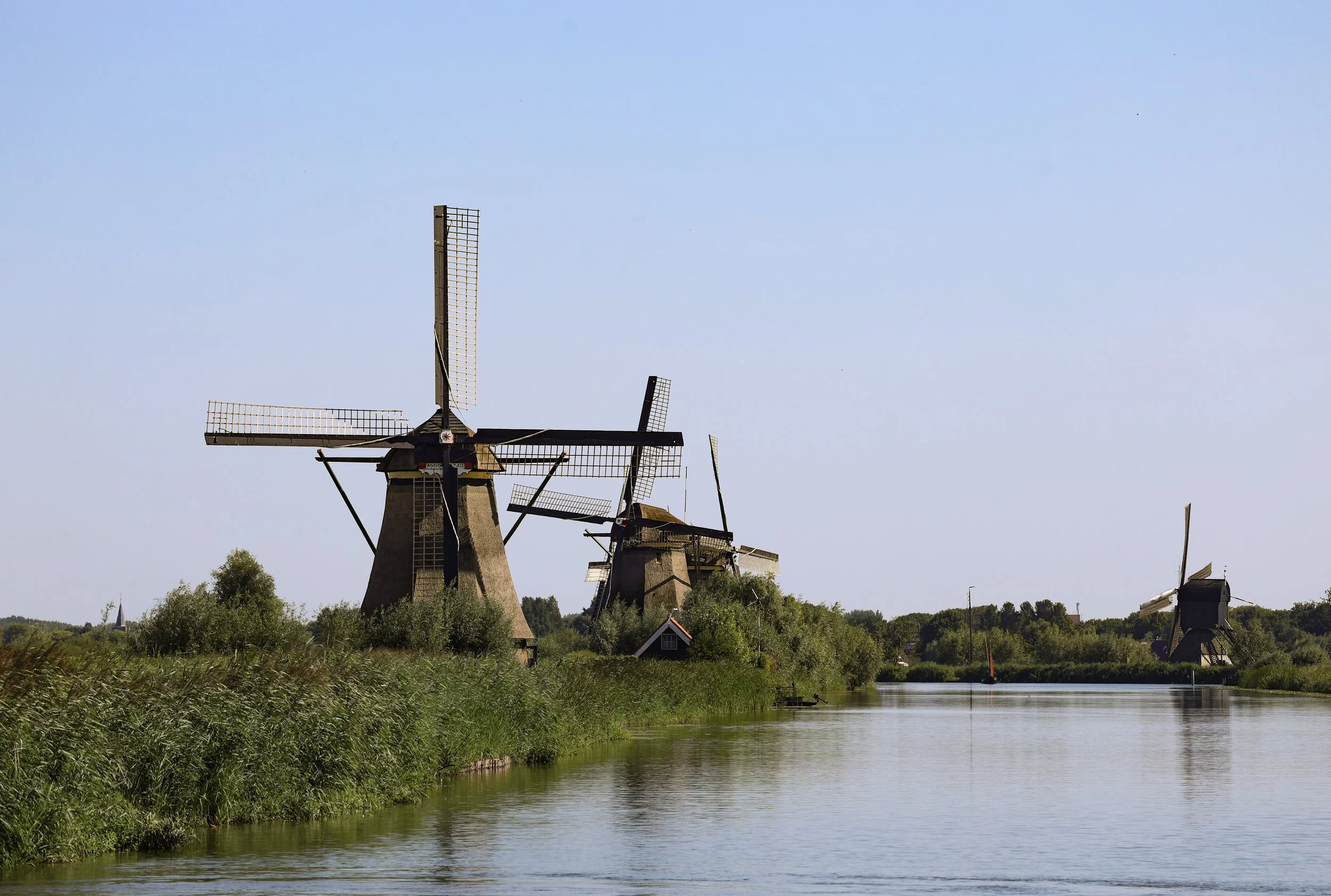Rotterdam and Kinderdijk