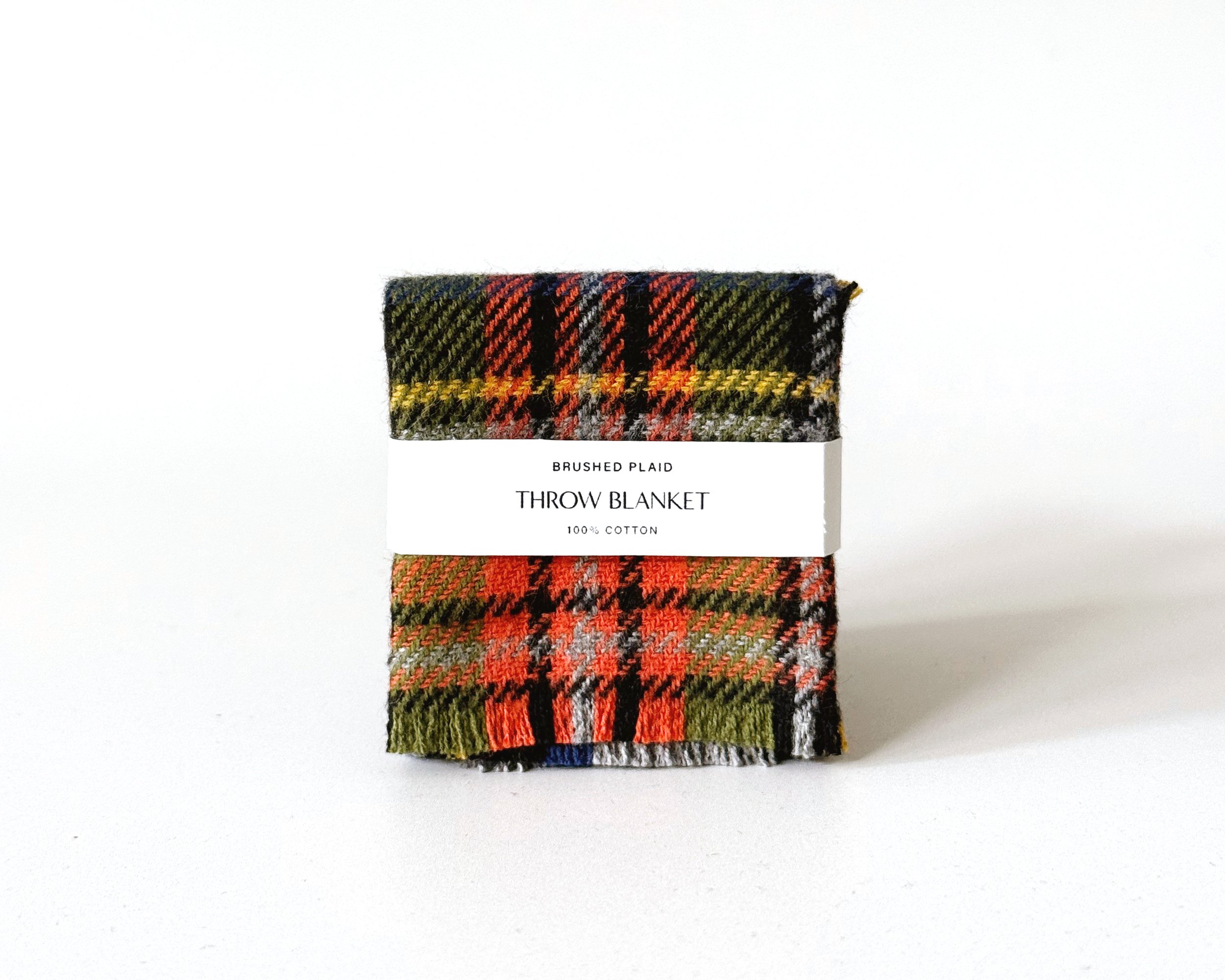 Miniature Plaid Throw Blanket