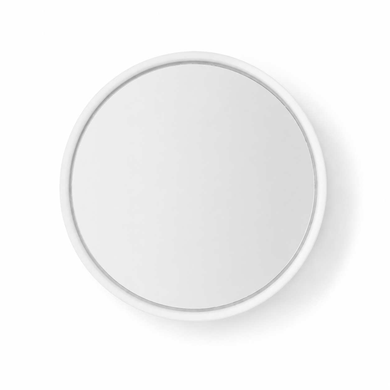 Dollhouse Round Wall Mirror - White