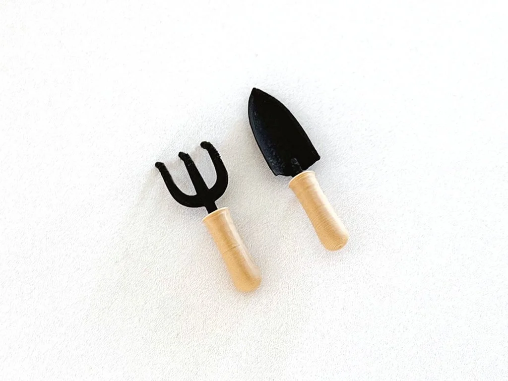 2 Pc Miniature Garden Tool Set