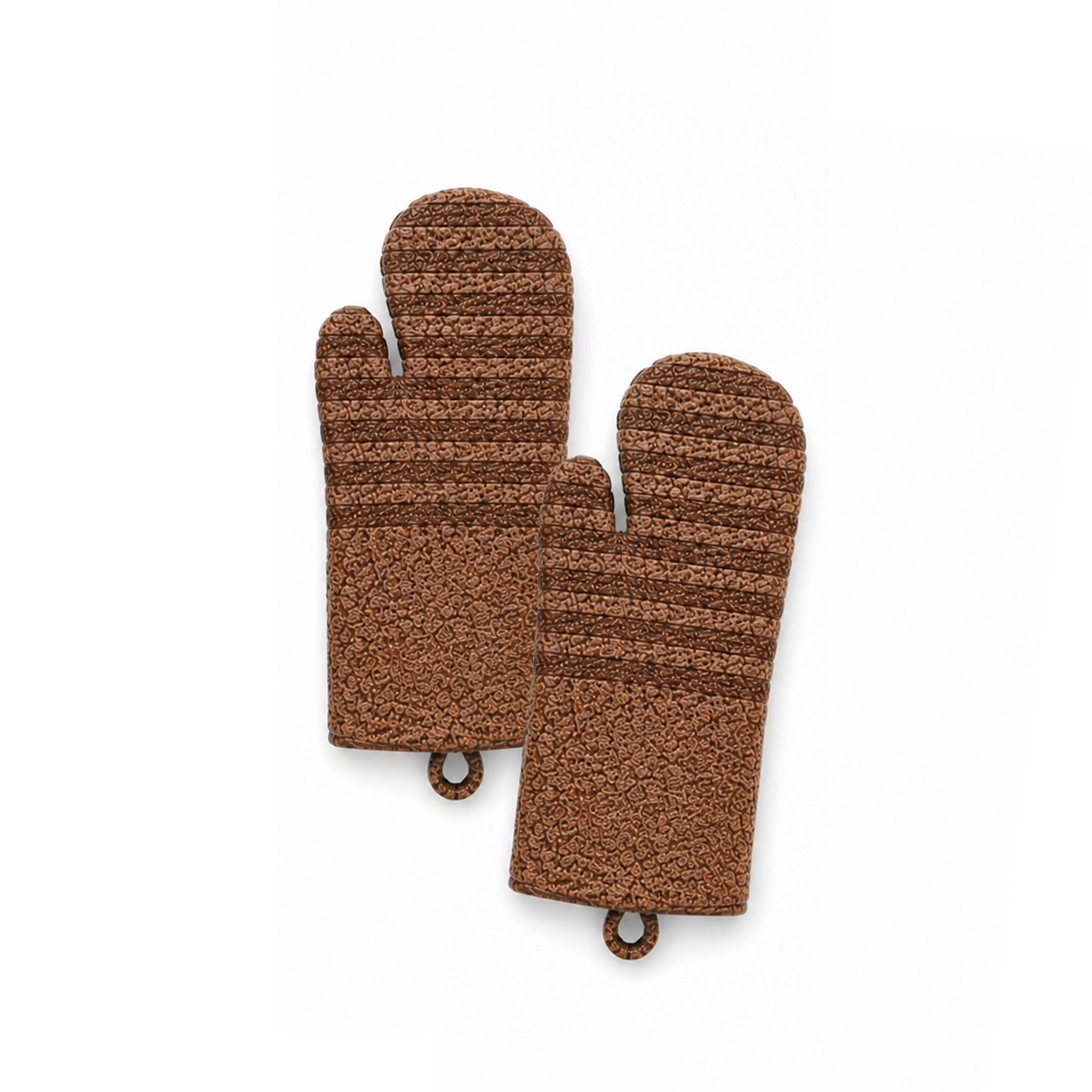 Miniature Faux Leather Oven Mitts