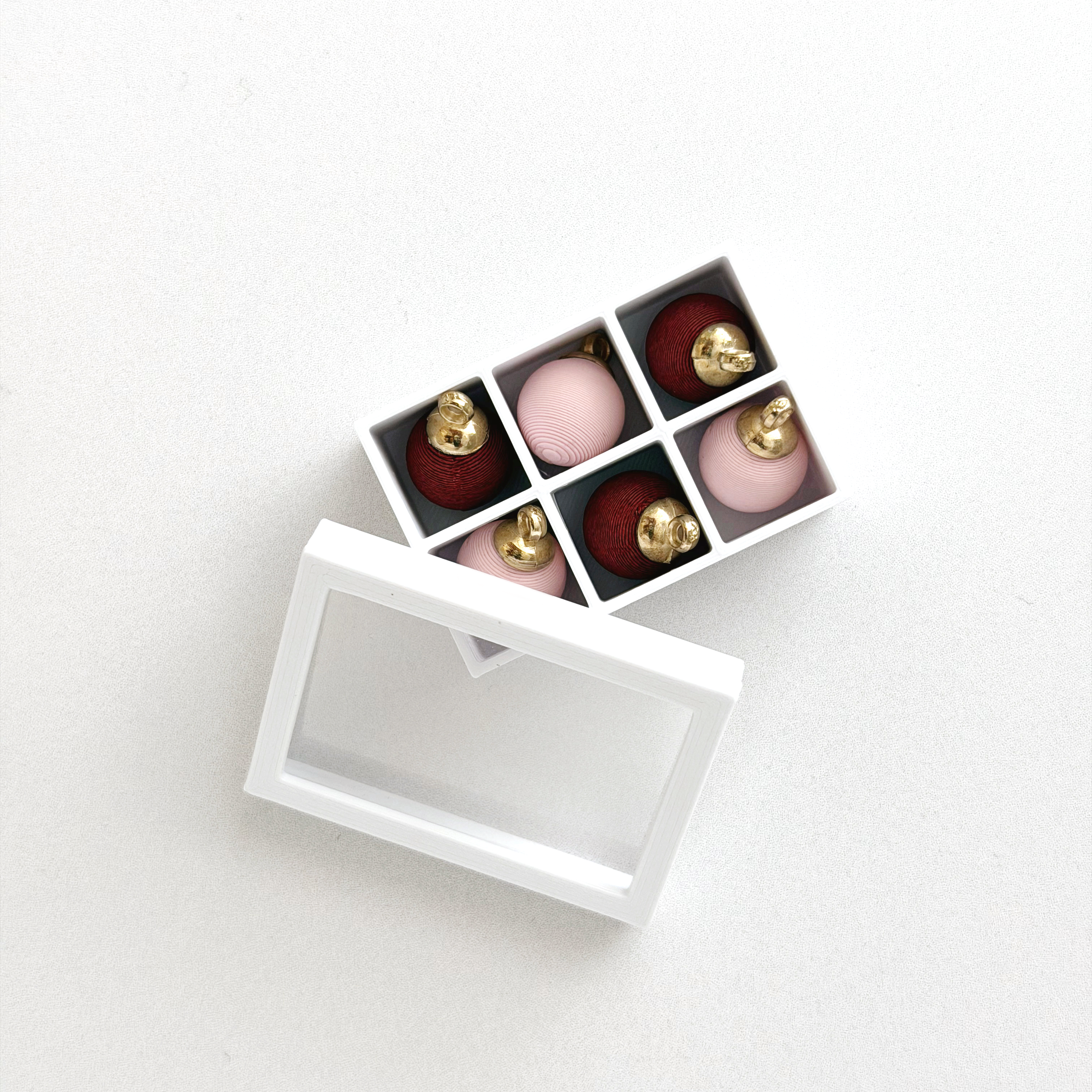 Miniature Ball Ornaments, Set of 6