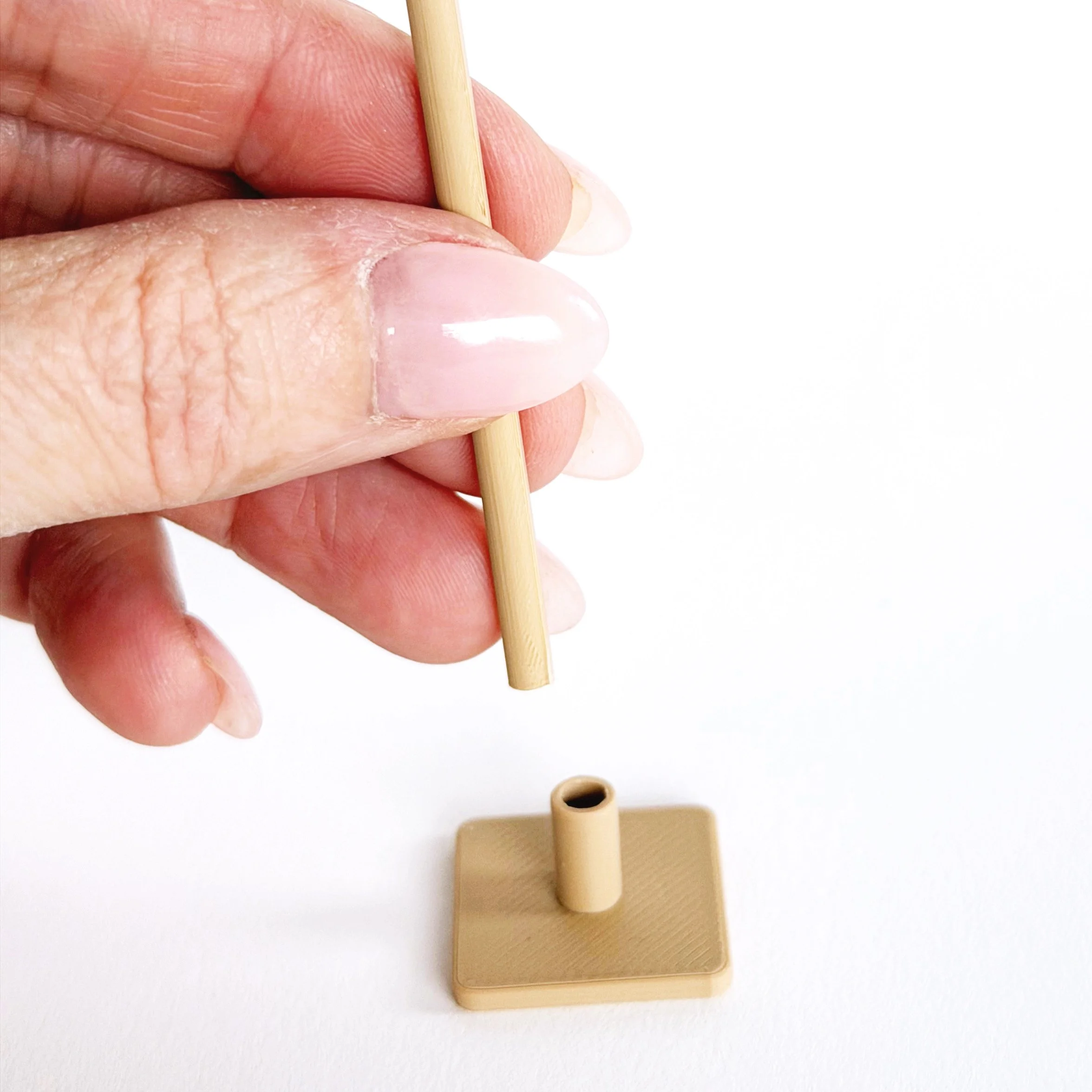 small birdhouse miniature with removable stand