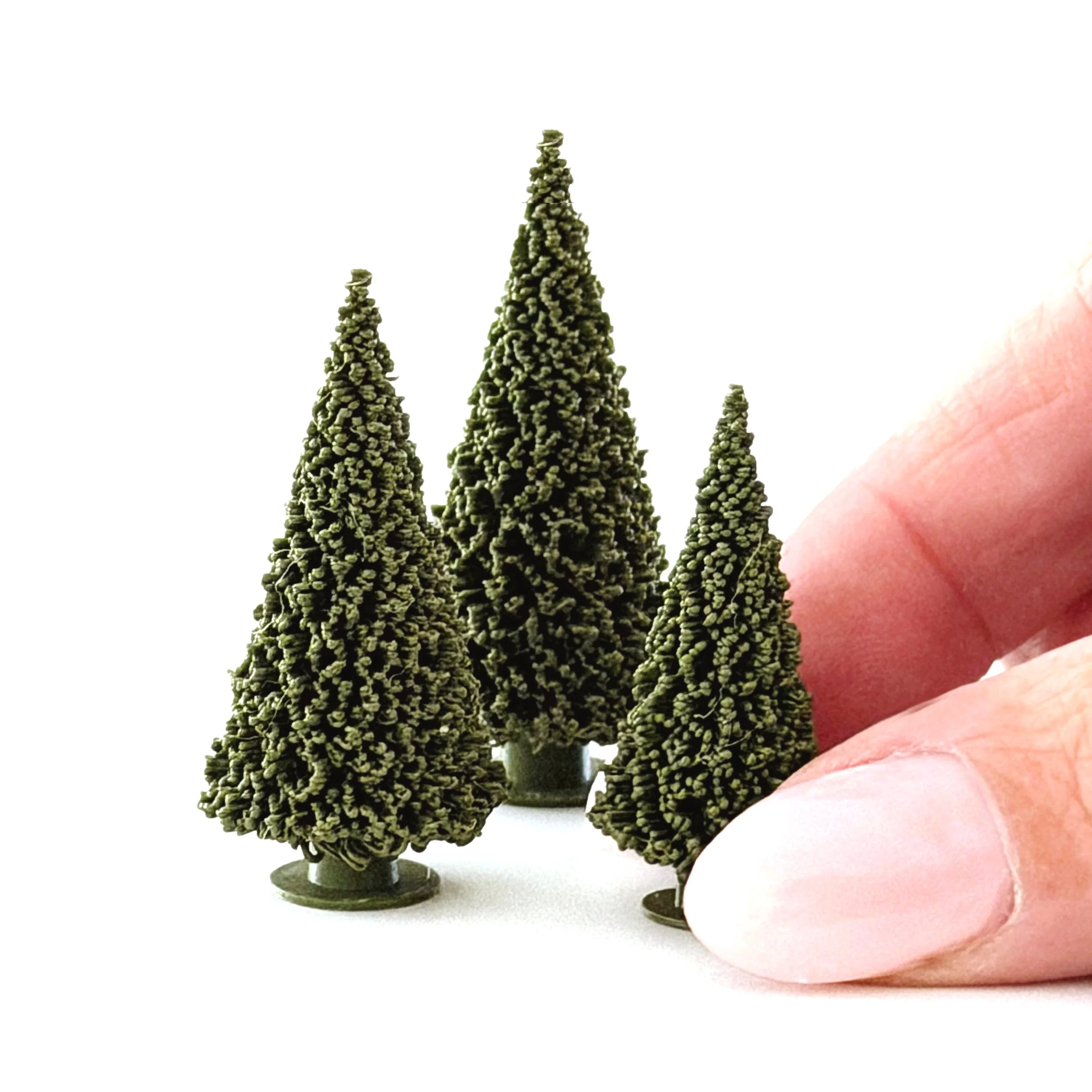 Miniature Christmas Trees, Set of 3