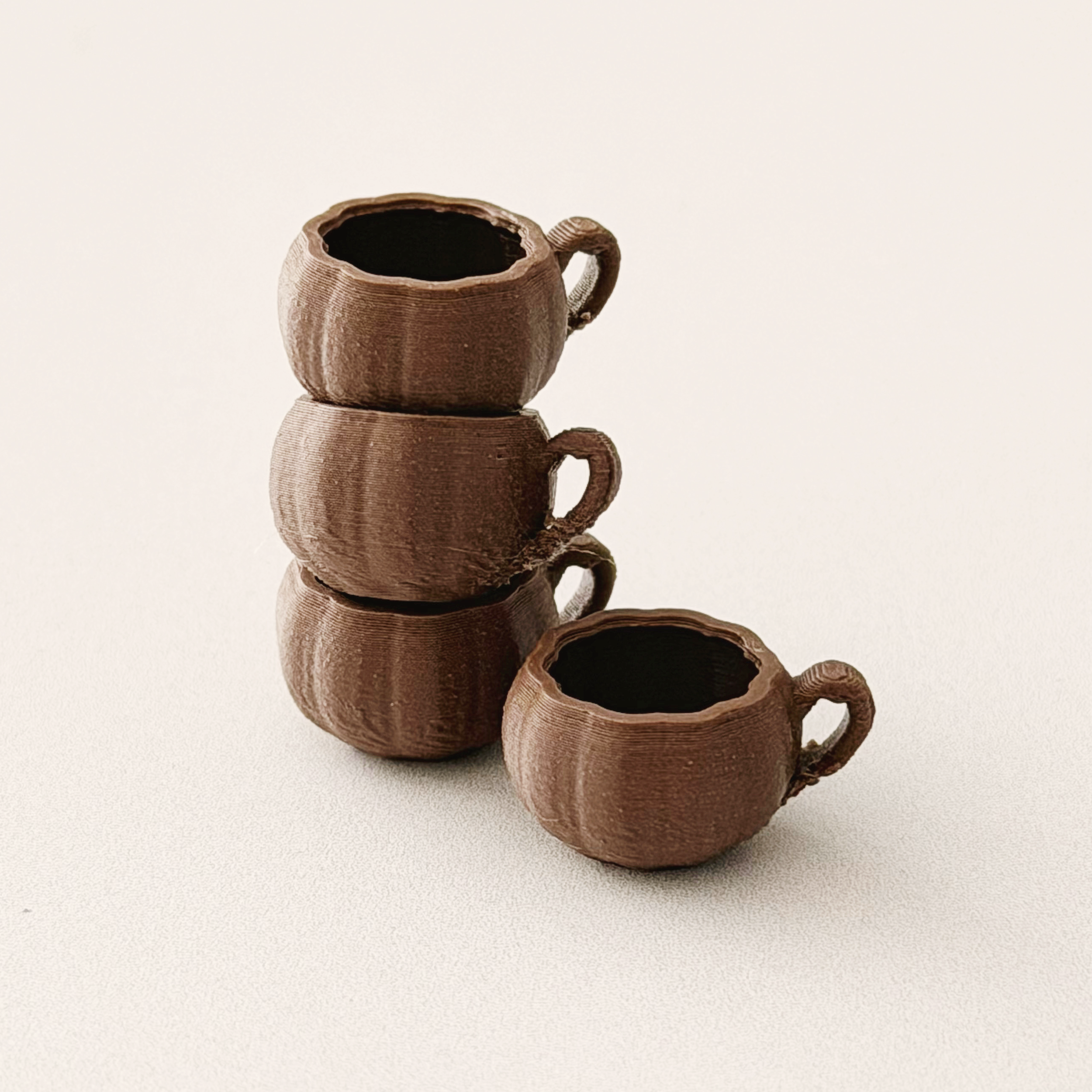 Miniature Pumpkin Mug Set