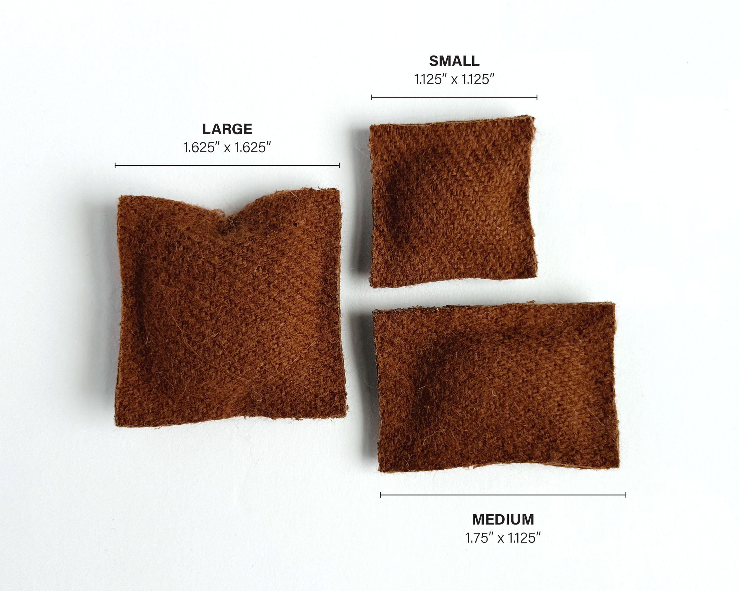 Set of 3 cozy miniature dollhouse throw pillows in 1:12 scale. Handmade solid woven acrylic pillows in terra cotta.