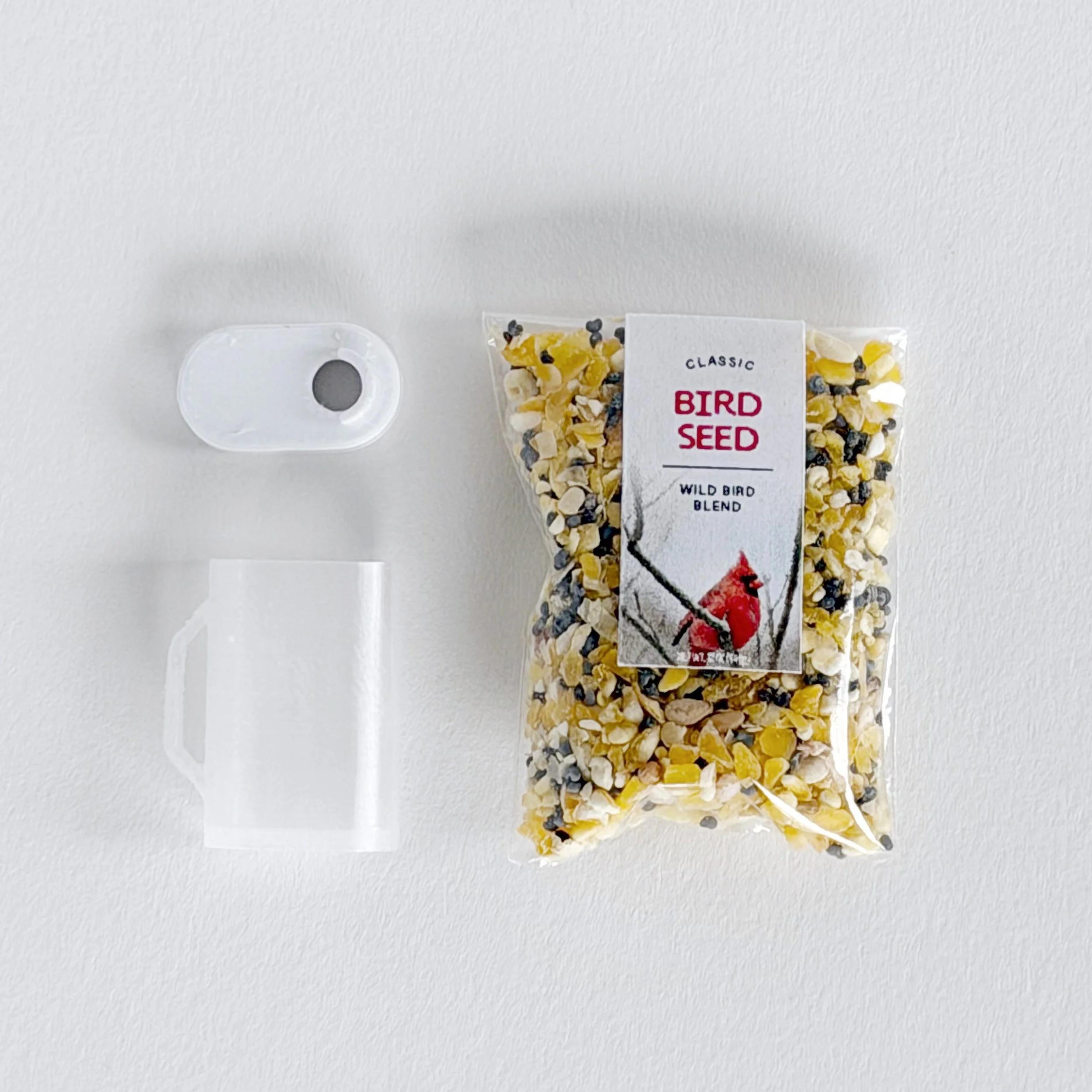 miniature bird seed bag dollhouse outdoor accessory