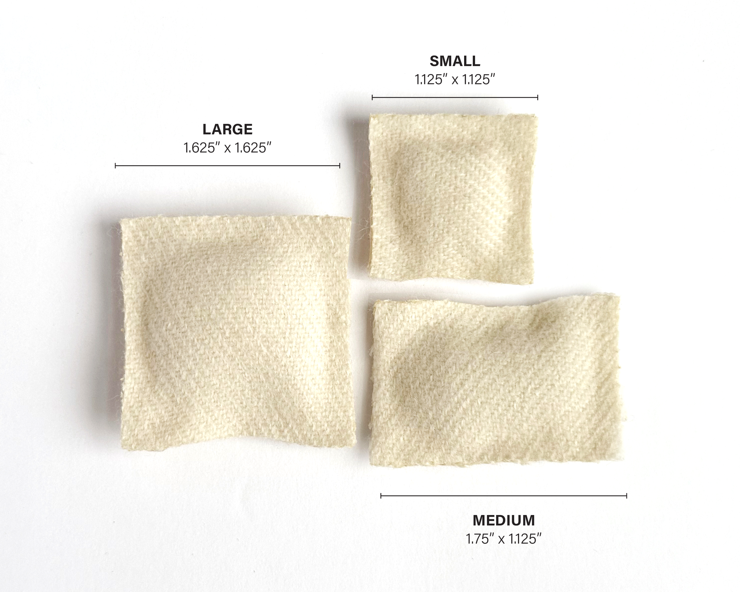 Set of 3 miniature dollhouse throw pillows in 1:12 scale. Handmade solid woven acrylic pillows in ivory.
