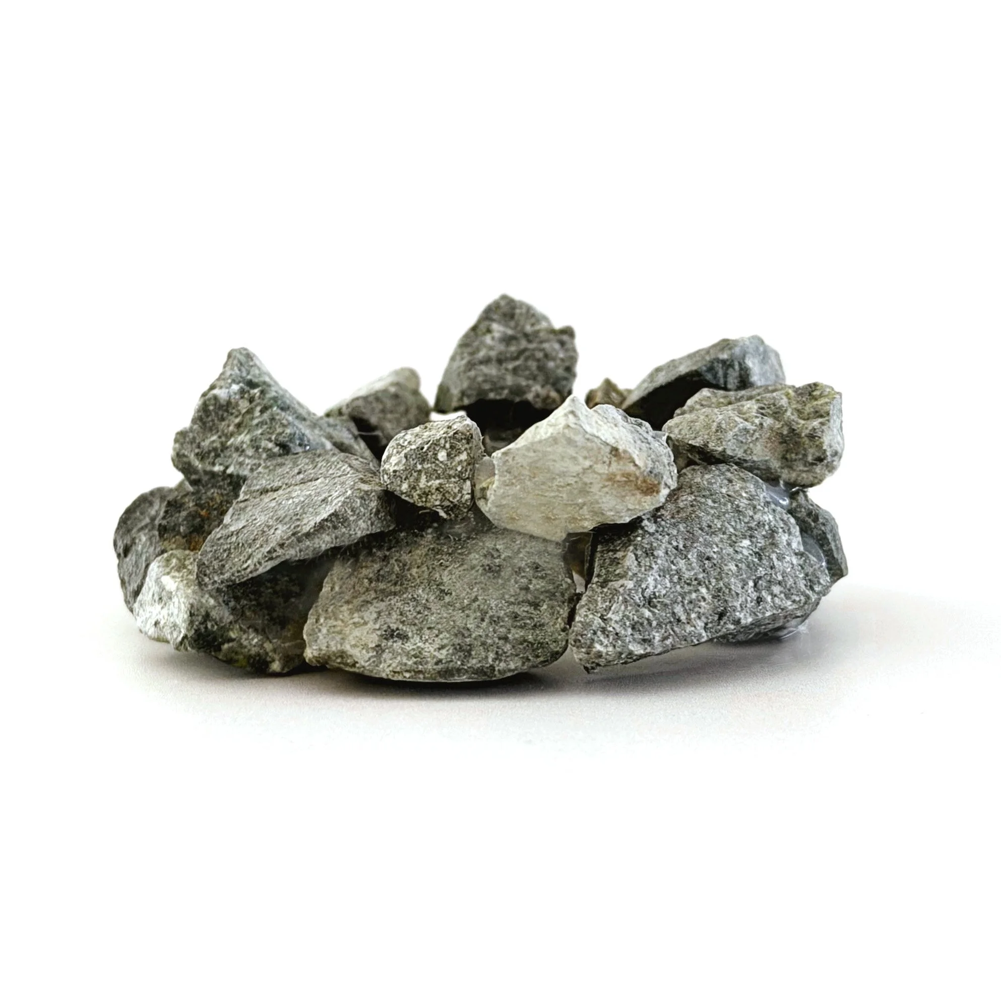Realistic miniature campfire for dollhouse cabins and campsites.