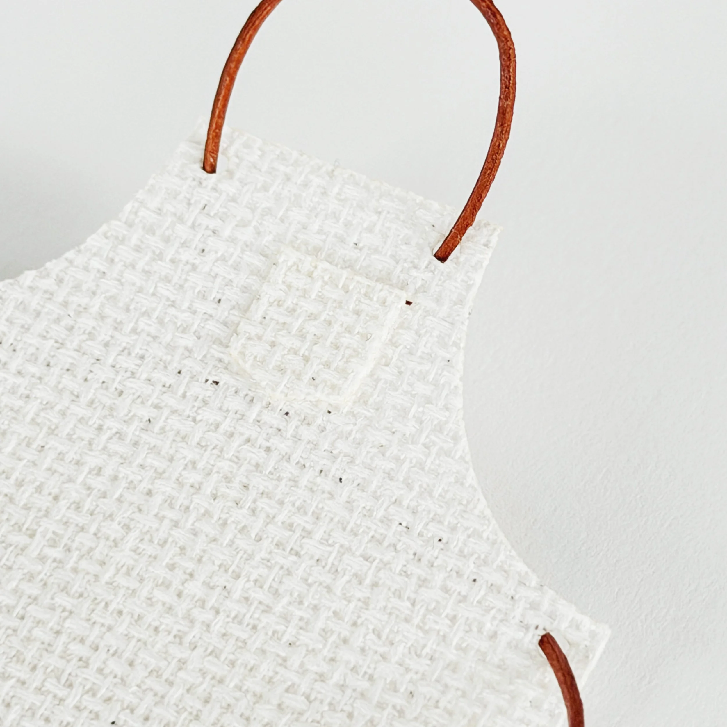 miniature crossback apron dollhouse decor