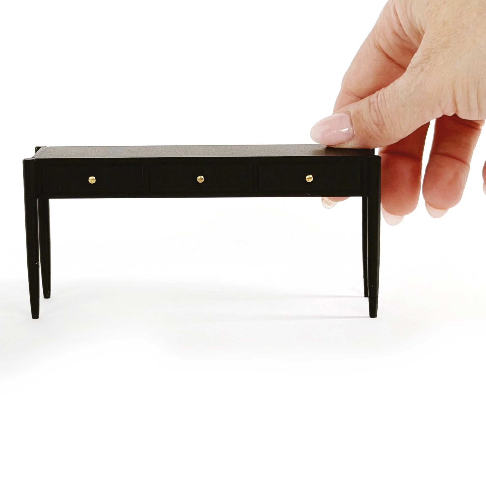 Miniature Console Table - Black
