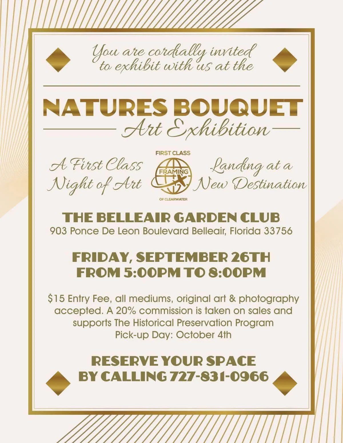 “Nature’s Bouquet” Art Exhibition - A First Class Night of Art