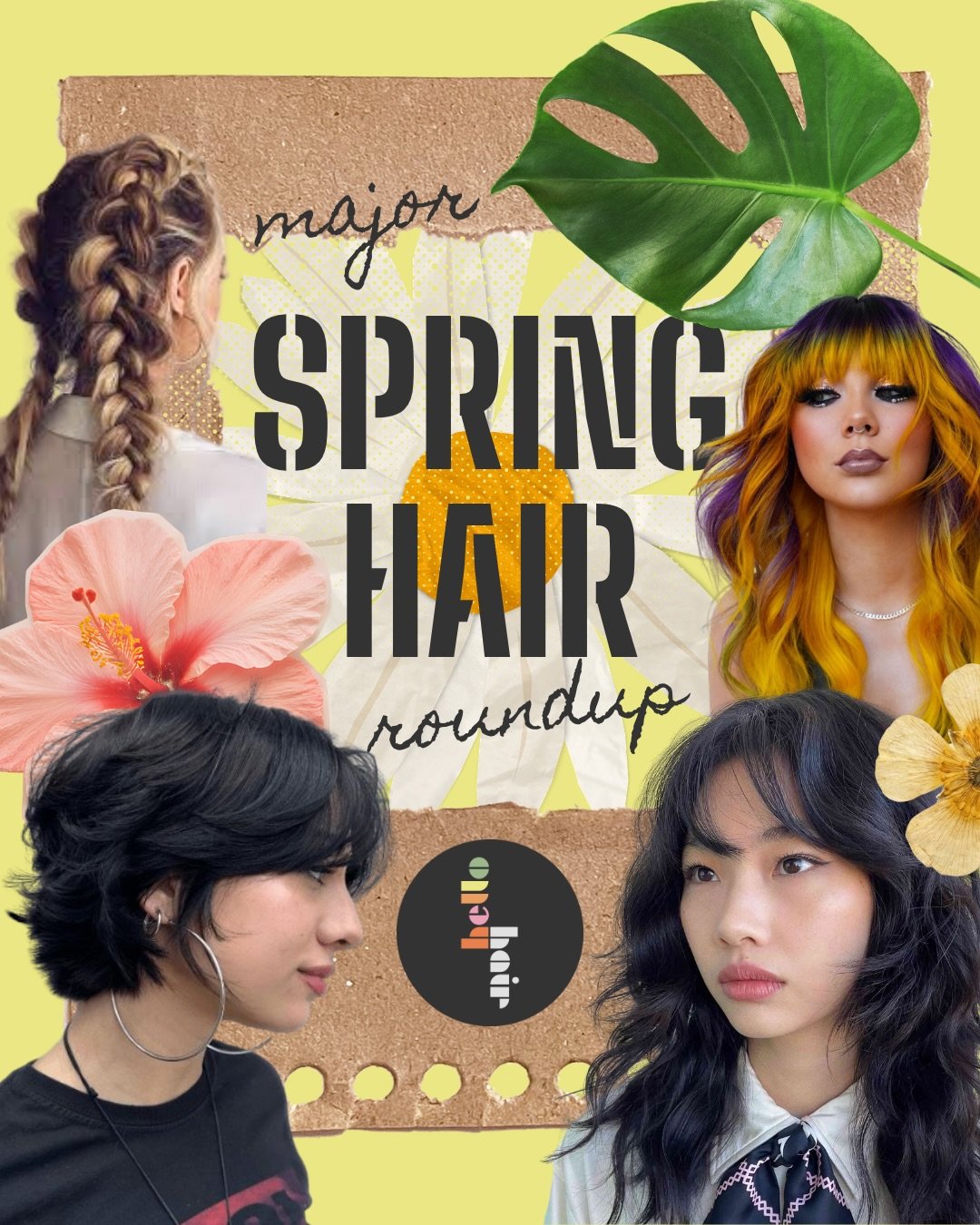 Spring = the perfect time to refresh your look. From bixies to bobs, and lived-in color to contrast edges, 90s blonde, or calico panels, these are the spring hair trends we&rsquo;re seeing everywhere right now. 

If you&rsquo;ve been ready for a hair
