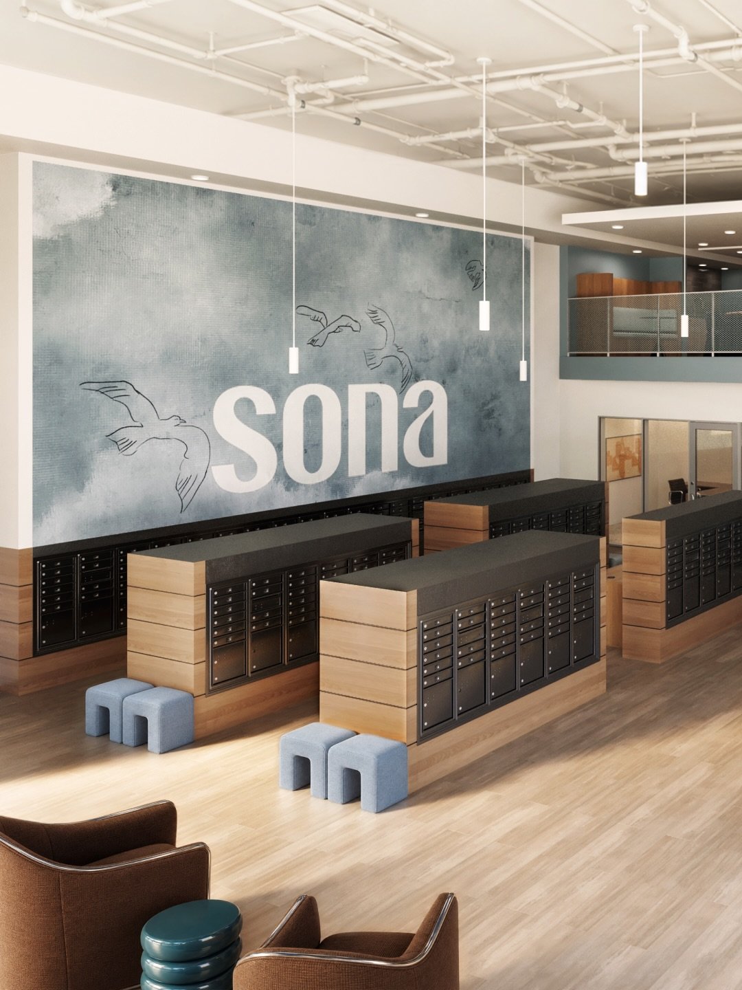 Lively when you want it. Calm when you need it.

Every space at Sona, from the courtyard gardens to the rooftop skyline, is shaped to fit the rhythm of your days. Its brand keeps the same beat with modern, streamlined typography, and curves that refl