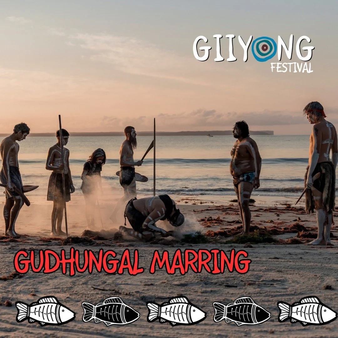 @gadhungal.marring  are bringing dance and cultural knowledge to Giiyong Festival 2025. Join the Spearfishing Workshop - sit and learn the old ways of making spears. We'll yarn about how our people crafted and used spears for fishing and hunting. It&