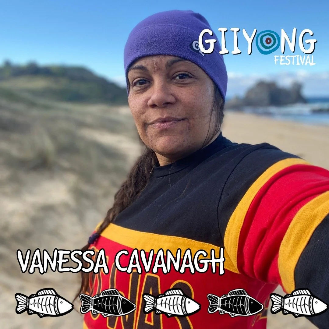 🔥🌿 Vanessa Cavanagh at Giiyong Festival! 🌿🔥

Bundjalung and Wonnarua woman Vanessa Cavanagh is a passionate advocate for Aboriginal women caring for Country. Focussing on enhancing the health of Country and people through Aboriginal-led approache