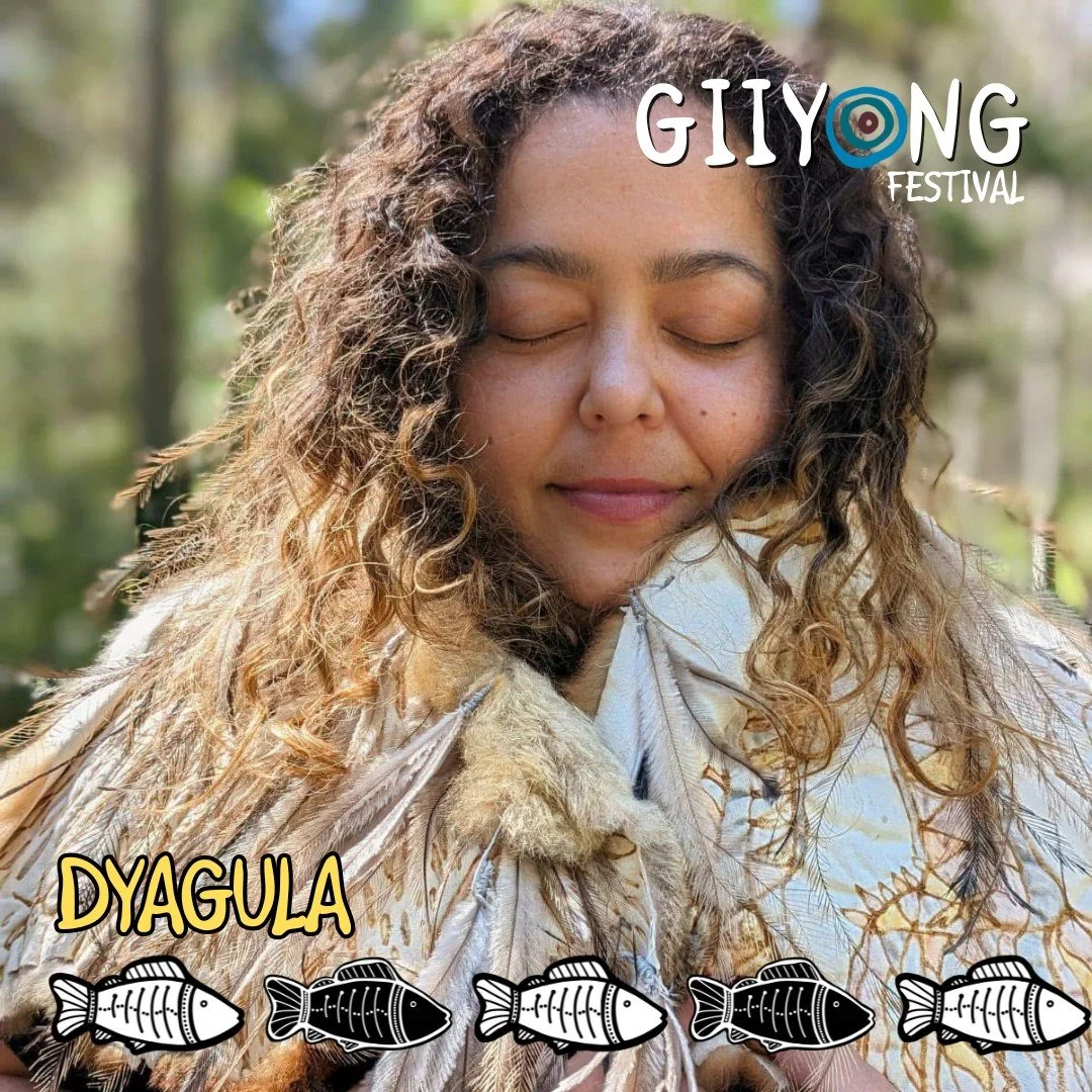 DYAGULA - Join @dyagula  for a Possum Skin Drum Workshop for Mums and Kids at Giiyong Festival Saturday 22 November at Jigamy, near Eden - Thaua Country - as part of our free walk-in workshops program.
‘Burrbil’ - Wiradjuri word for skin