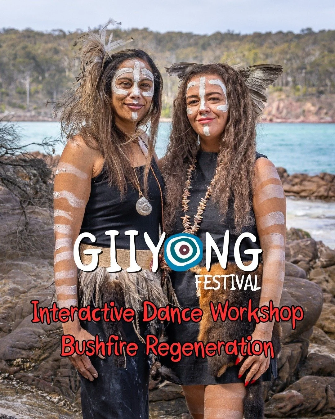 Saturday 22 November  at GIIYONG FESTIVAL - Join Yuin Cultural Educators Ashweeni Mason  @marrawanggan Cultural Services  and Emma Stewart @jirribitti_dreaming for an interactive cultural workshop exploring Aboriginal bush regeneration practices. 
T