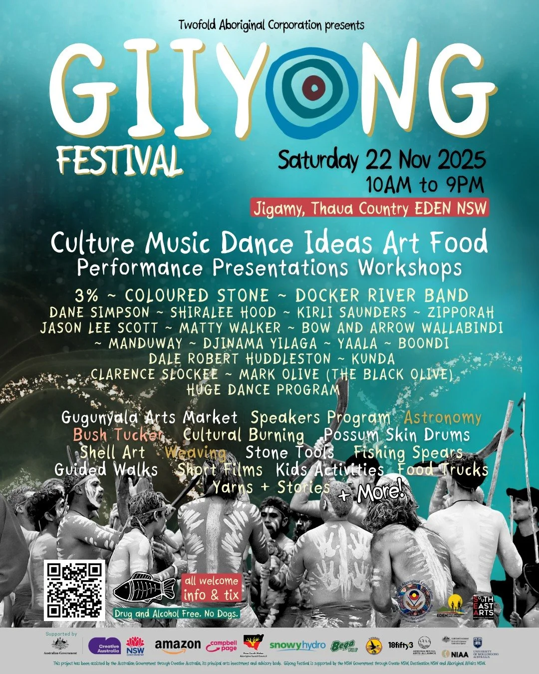 🎯LINEUP UPDATE: Funniest Aunty Ever @shiraleehood  joins the bill! Look out!
Tickets + More Info: https://www.giiyong.com.au
,
,
,
,

#giiyongfestival #shiraleehood #eden #aboriginalculturalfestival #southcoast #nswfestival South East Arts Eden Loca