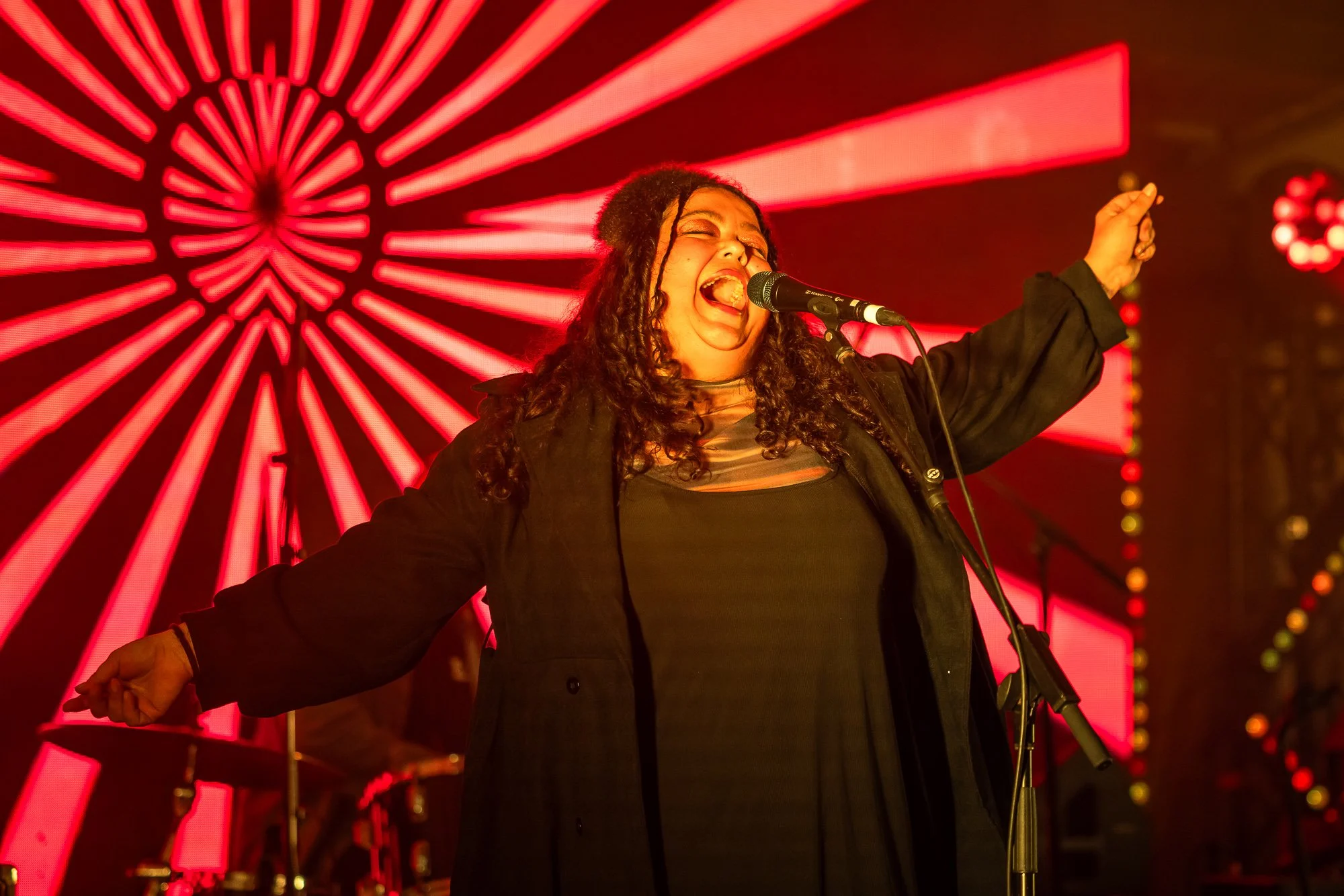 Who caught BOW AND ARROW's set at Giiyong Festival 2025? With @dyagula out the front they brought the aready deadly vibe up yet another notch, with a spectacular performance. @bowandarrowland 

How cool are the visuals too? By @micgruchy and @abre_oj