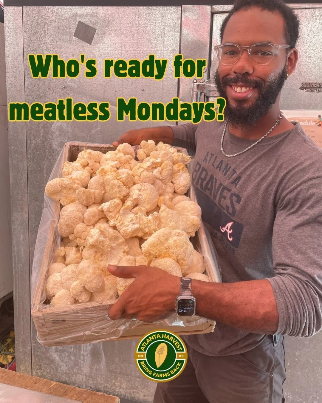 Ready to get fungi this Monday?

Skip the meat and discover the flavor-packed power of mushrooms.
Meet the stars of the show: Lion&rsquo;s Mane, Blue Oyster, and King Trumpet mushrooms &mdash; meaty without the meat, full of nutrients and flavor.
Per