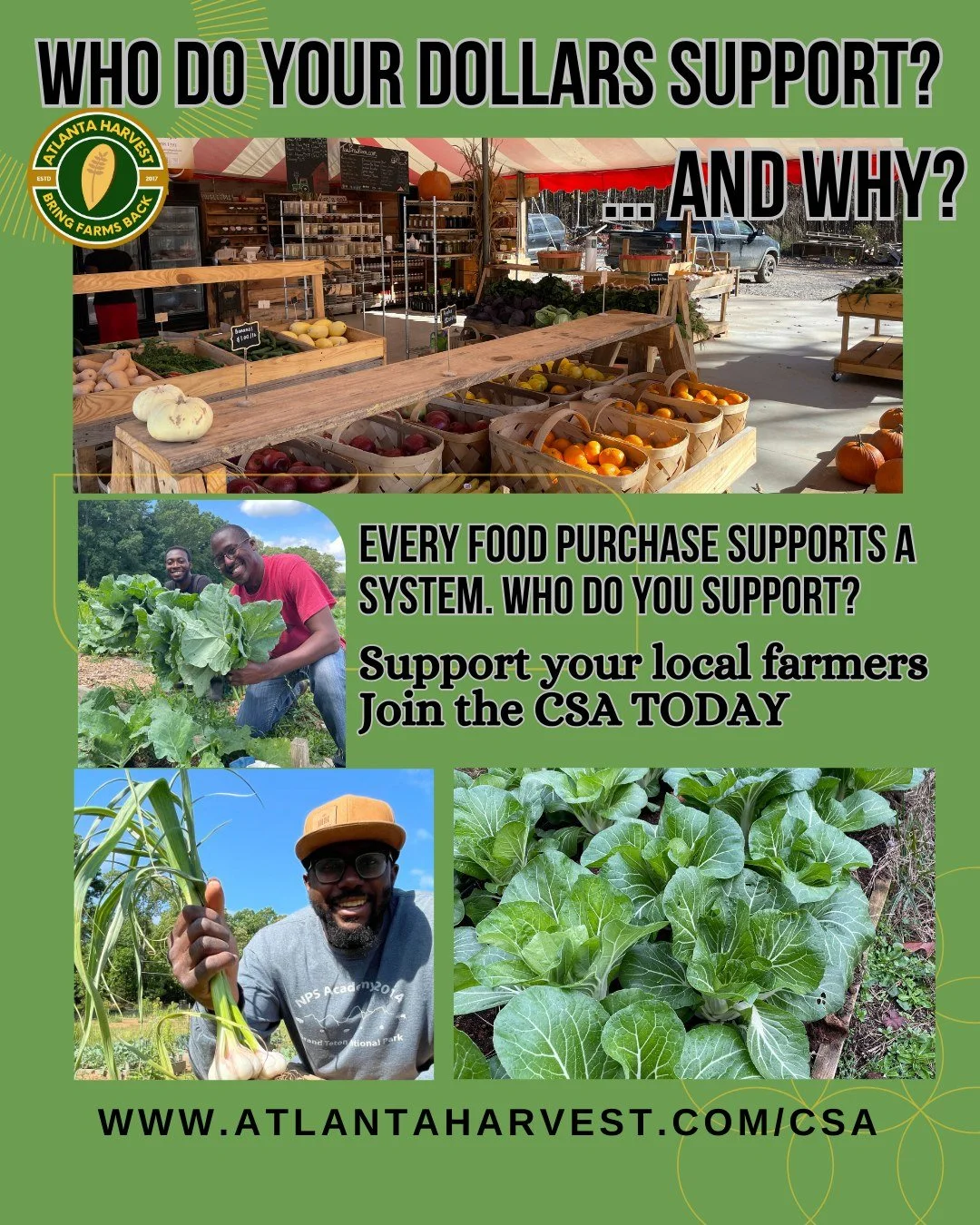 Who are you supporting with your food dollars &mdash; and why?

Every food purchase supports a system. Large industrial farms grow for distance and volume, sending food that travels for days before it reaches your plate. It survives the journey &mdas