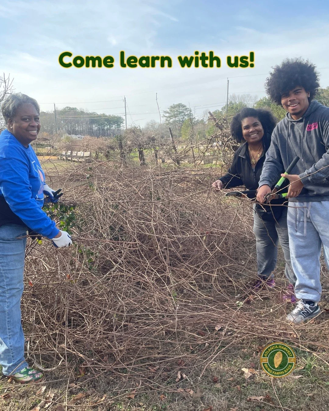 We believe knowledge about growing food should be accessible.

That&rsquo;s why Cultivating Humanity is giving away TWO tickets to the upcoming Fruit Tree Pruning Workshop hosted by UGA Extension, Atlanta Harvest, and Food Well Alliance.

If you&rsqu