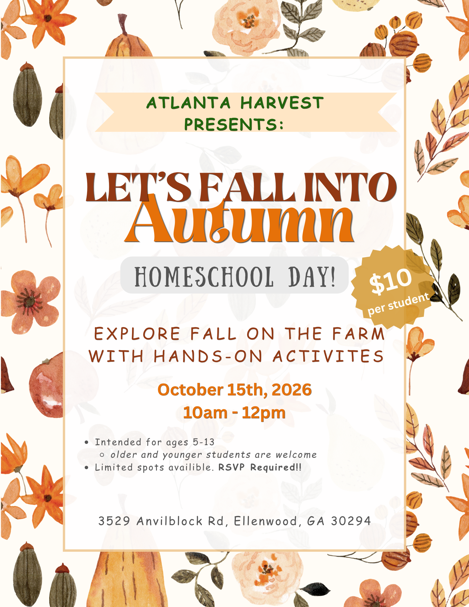Homeschool Day: Let's Fall Into Autumn!