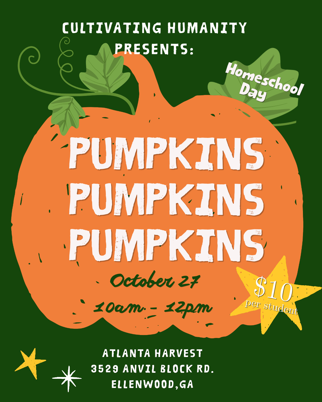 Homeschool Day: Pumpkins, Pumpkins, Pumpkins!