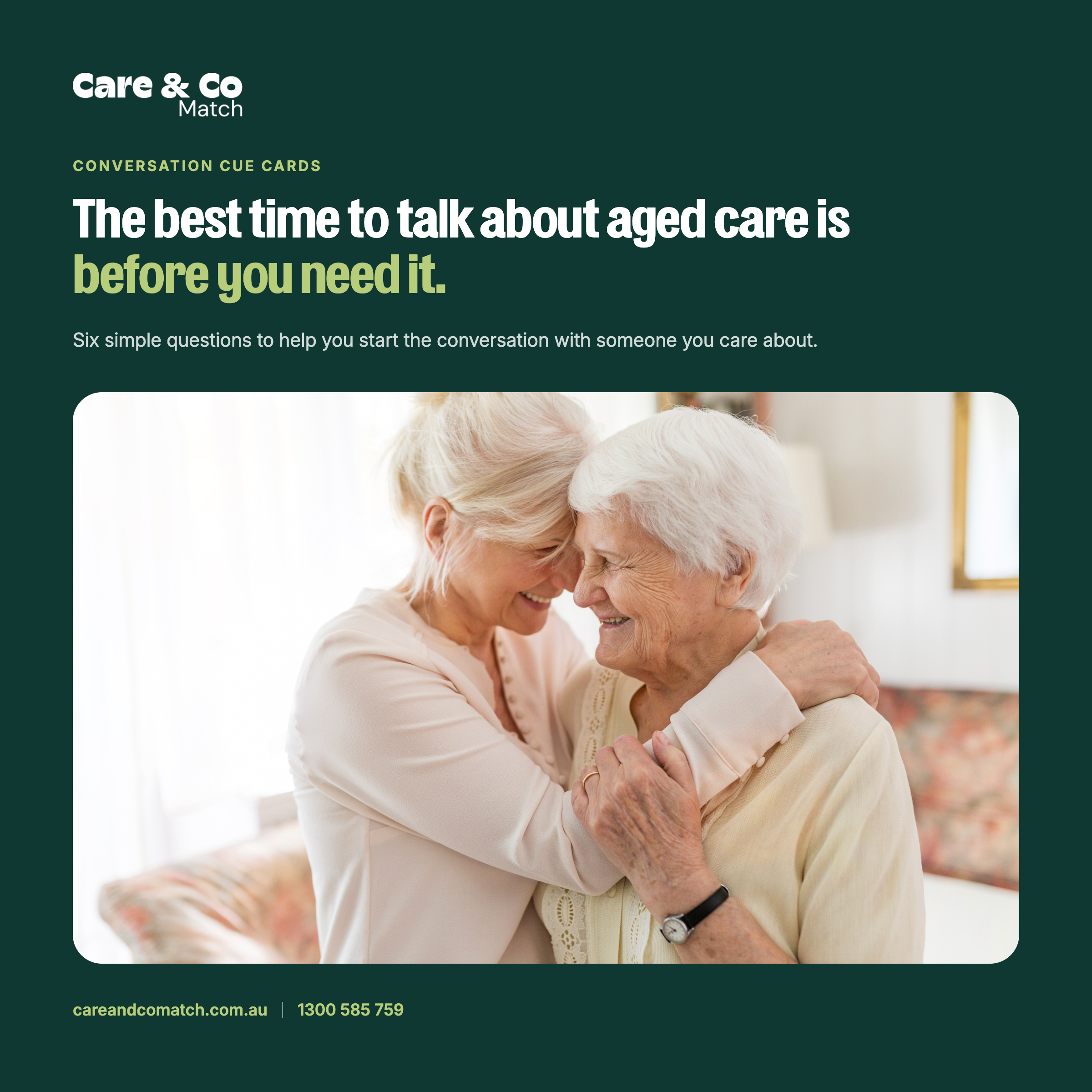 How to start the aged care conversation with your family