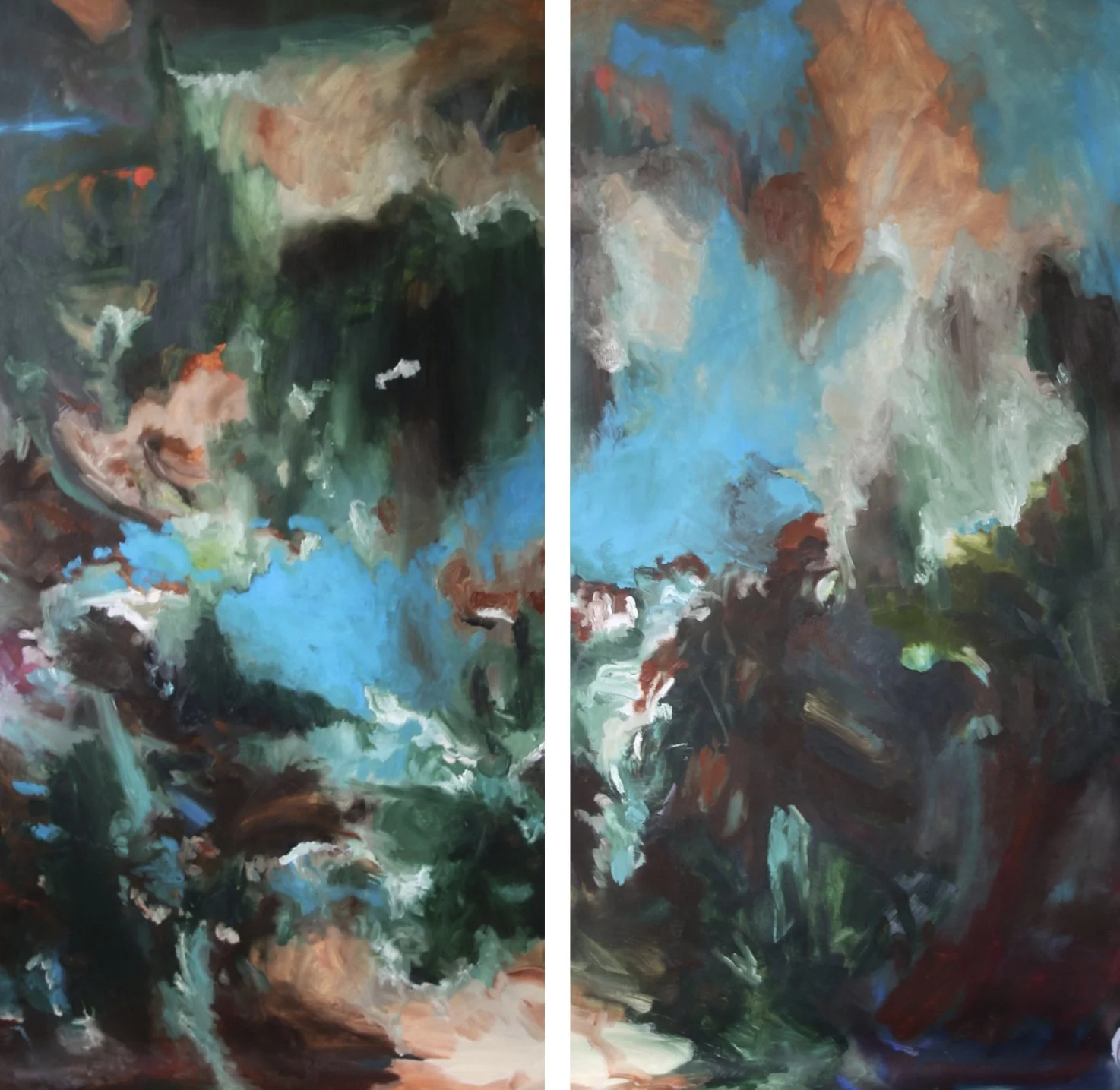 All that we know to be true | 90 x 190cm panels