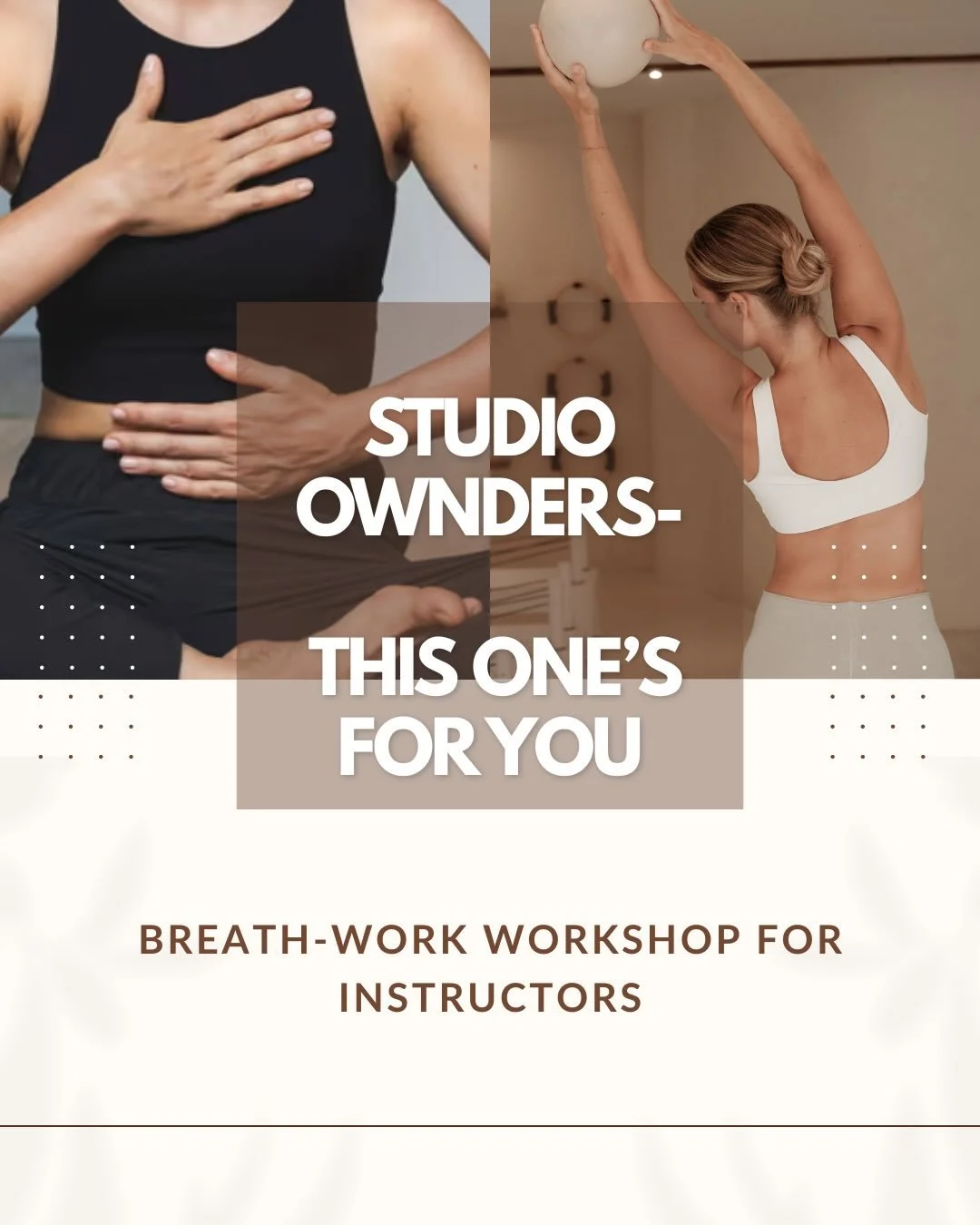 Studio owners-  this is the piece no one is talking about.

As a Pilates &amp; fitness instructor for over 8 years, I&rsquo;ve seen firsthand that it&rsquo;s not the programming that makes a class&hellip; It&rsquo;s the energy of the instructor.

Wit