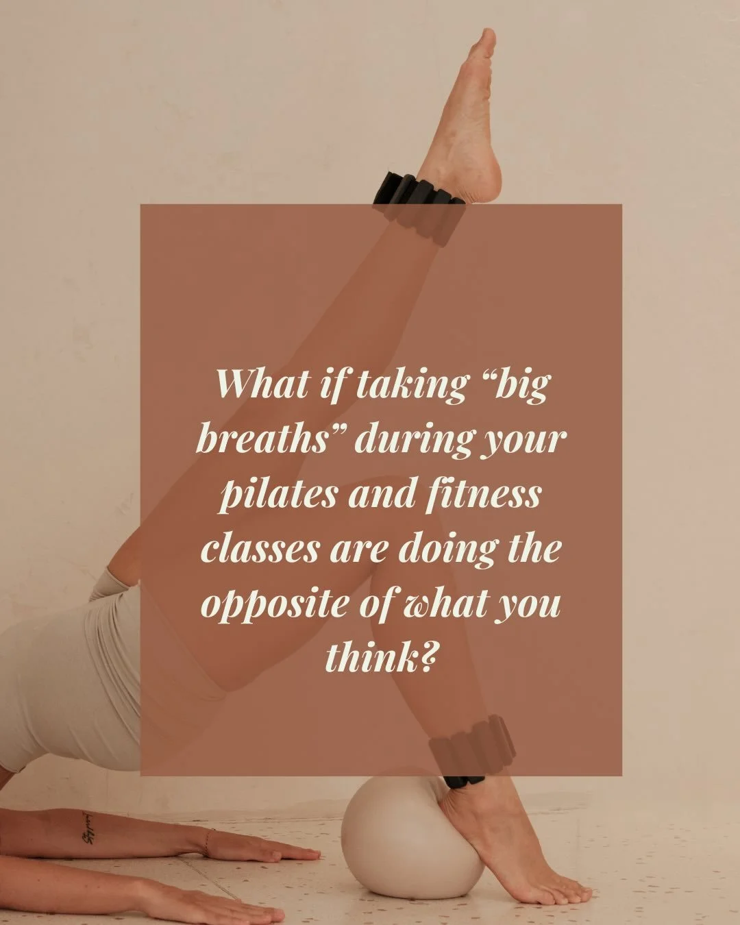 Your breath is constantly sending signals.

Fast, big breathing &rarr; stress response
Slow, controlled breathing &rarr; safety

When you slow the breath down and bring it under control, you activate the parasympathetic nervous system, your rest and 