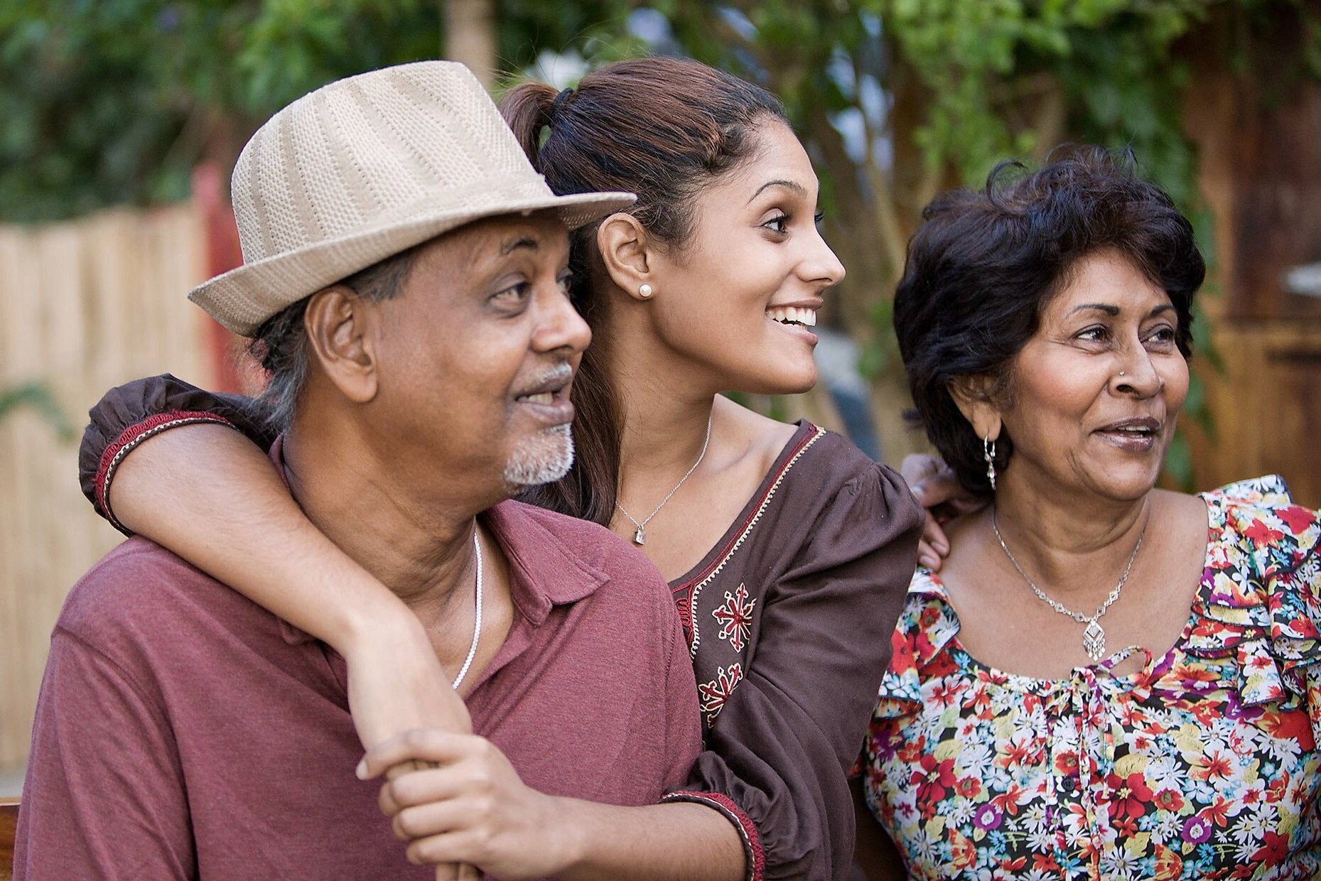 Family lifestyle photography three generations smiling outdoor portrait commercial shoot