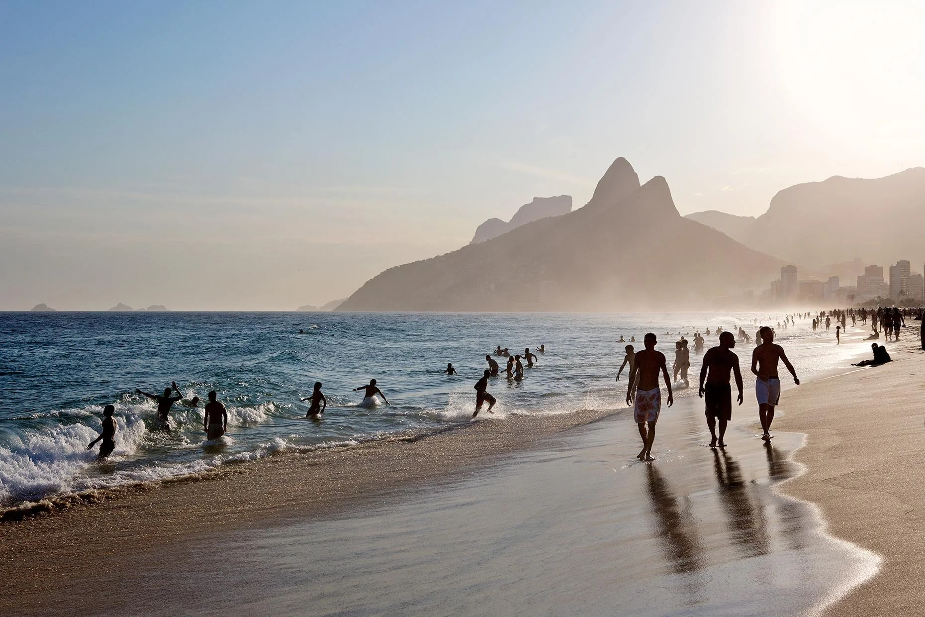 Travel lifestyle photography Rio de Janeiro beach sunset Lonely Planet commission