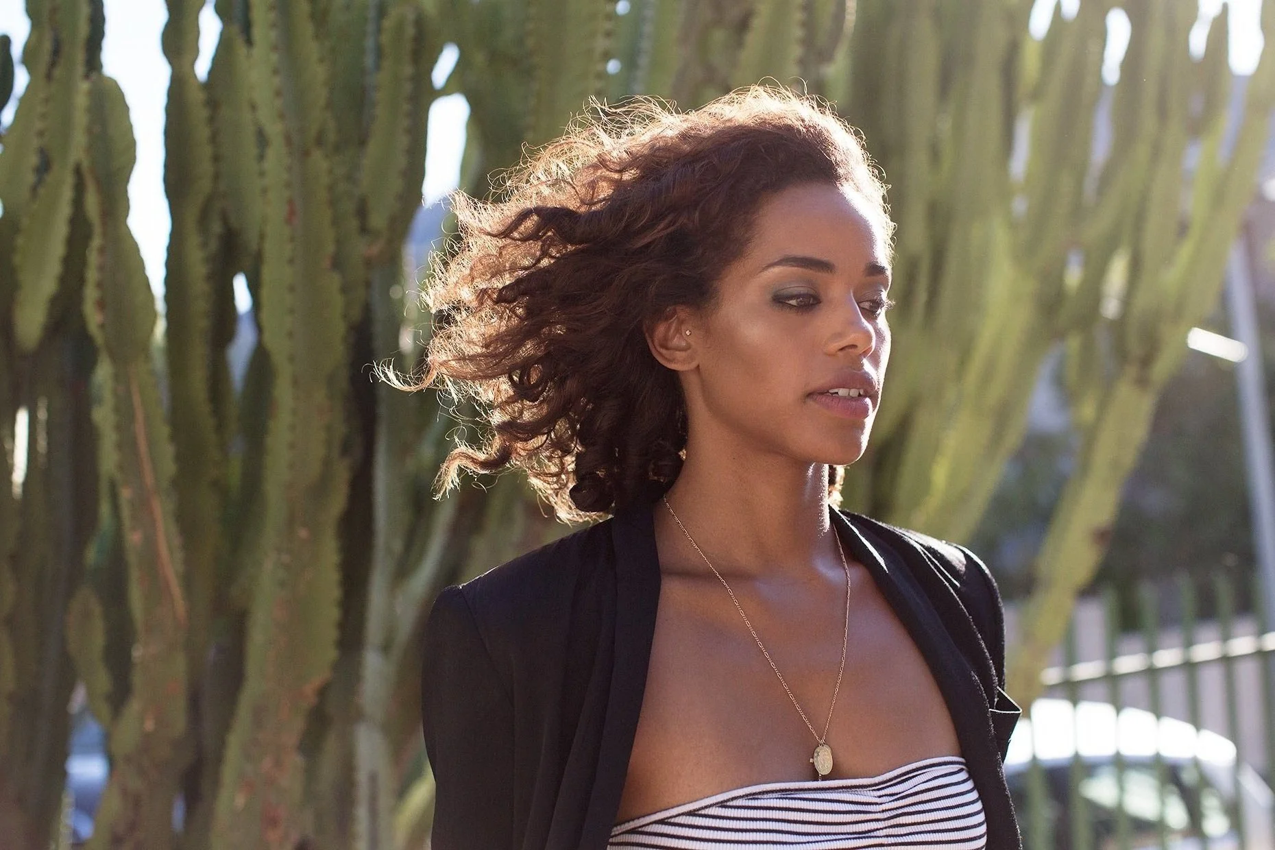 Travel lifestyle photography woman portrait exotic location desert environment