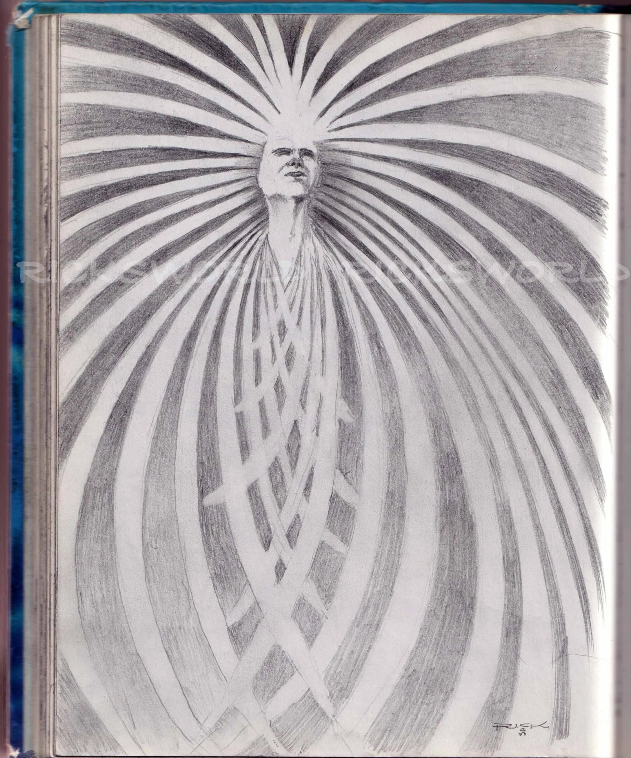 This was the original pencil sketch from 2005.